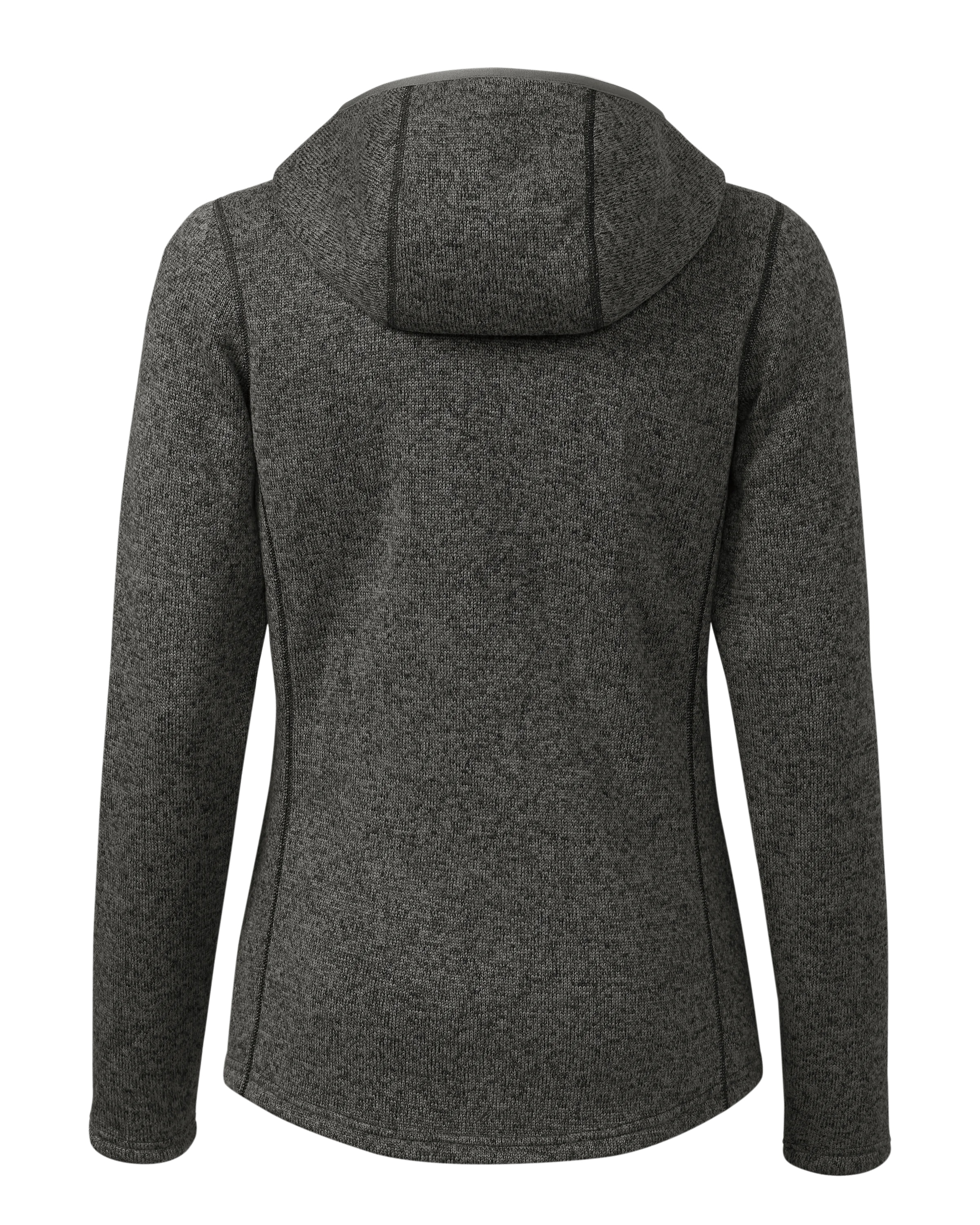 Women's Base Camp Hooded Sweater | Charcoal Heather - Image 2