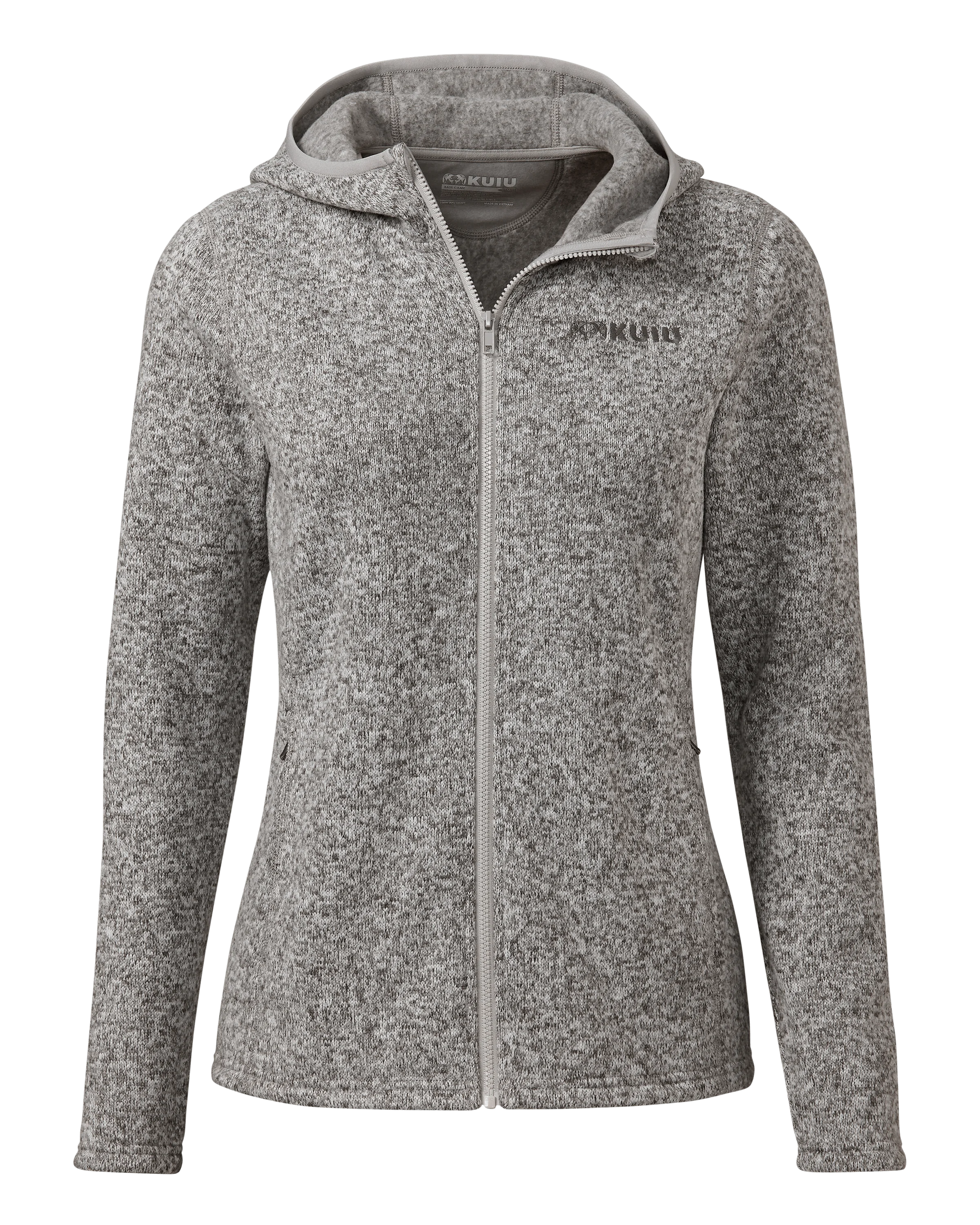 Women's Base Camp Hooded Sweater | Stone White Heather