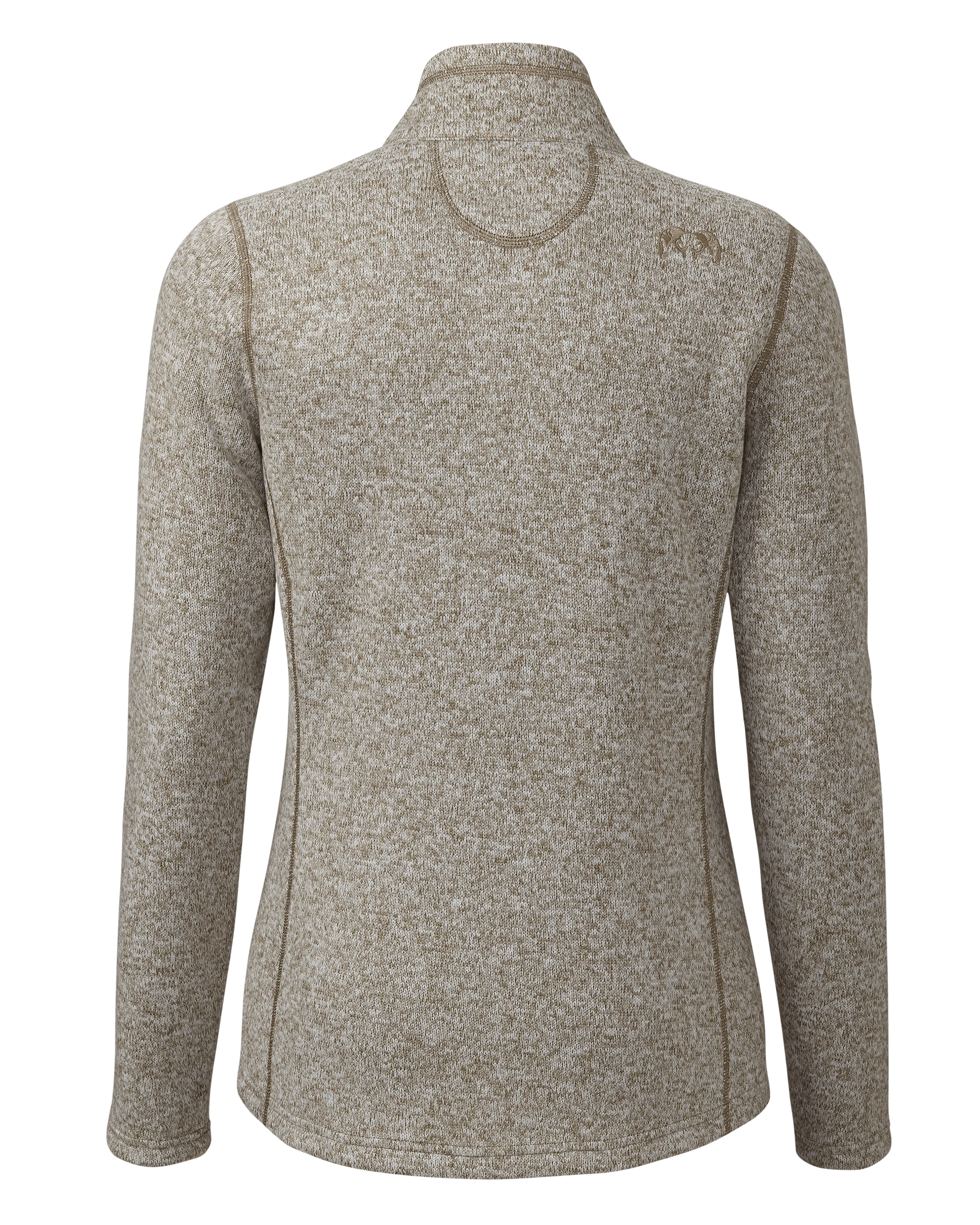 Alternative view of Women's Base Camp Full Zip Sweater | Khaki White Heather