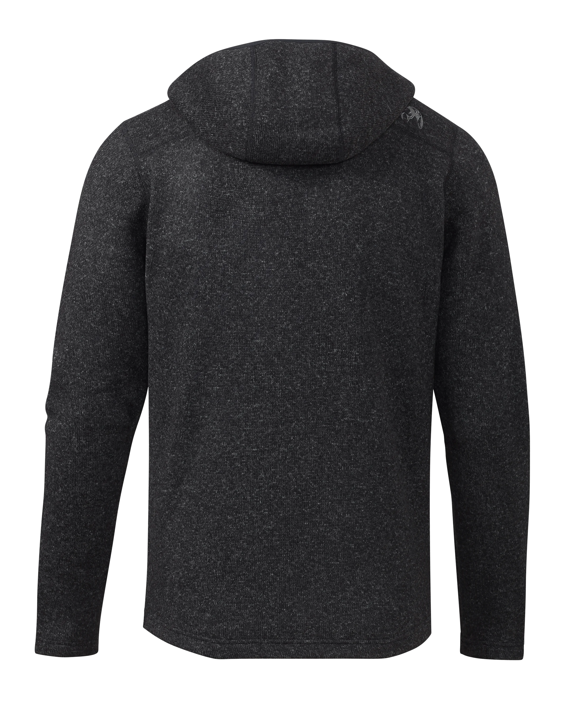 Base Camp Hooded Sweater | Heather Black - Image 2