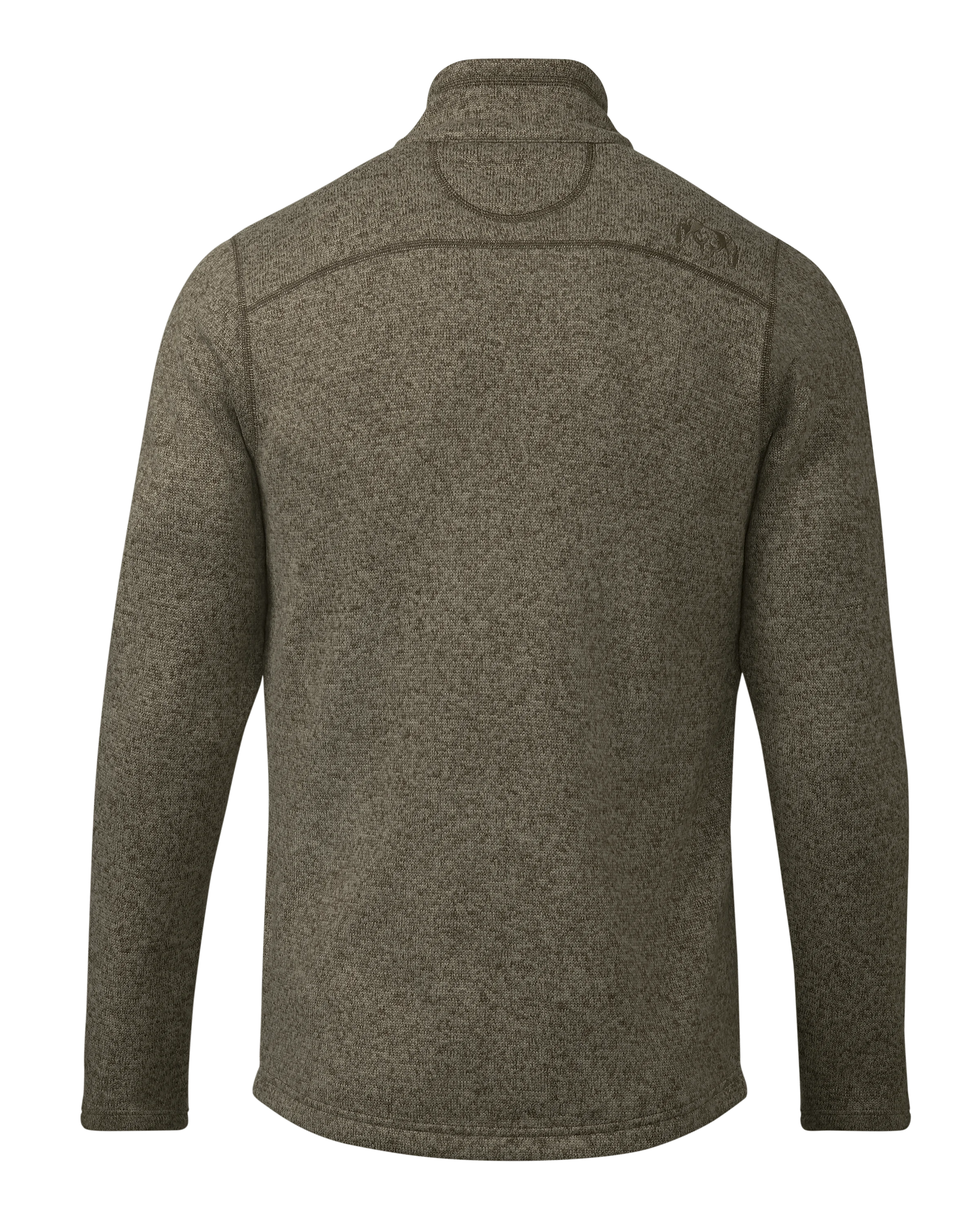 Alternative view of Base Camp Full Zip Sweater | Ash Heather