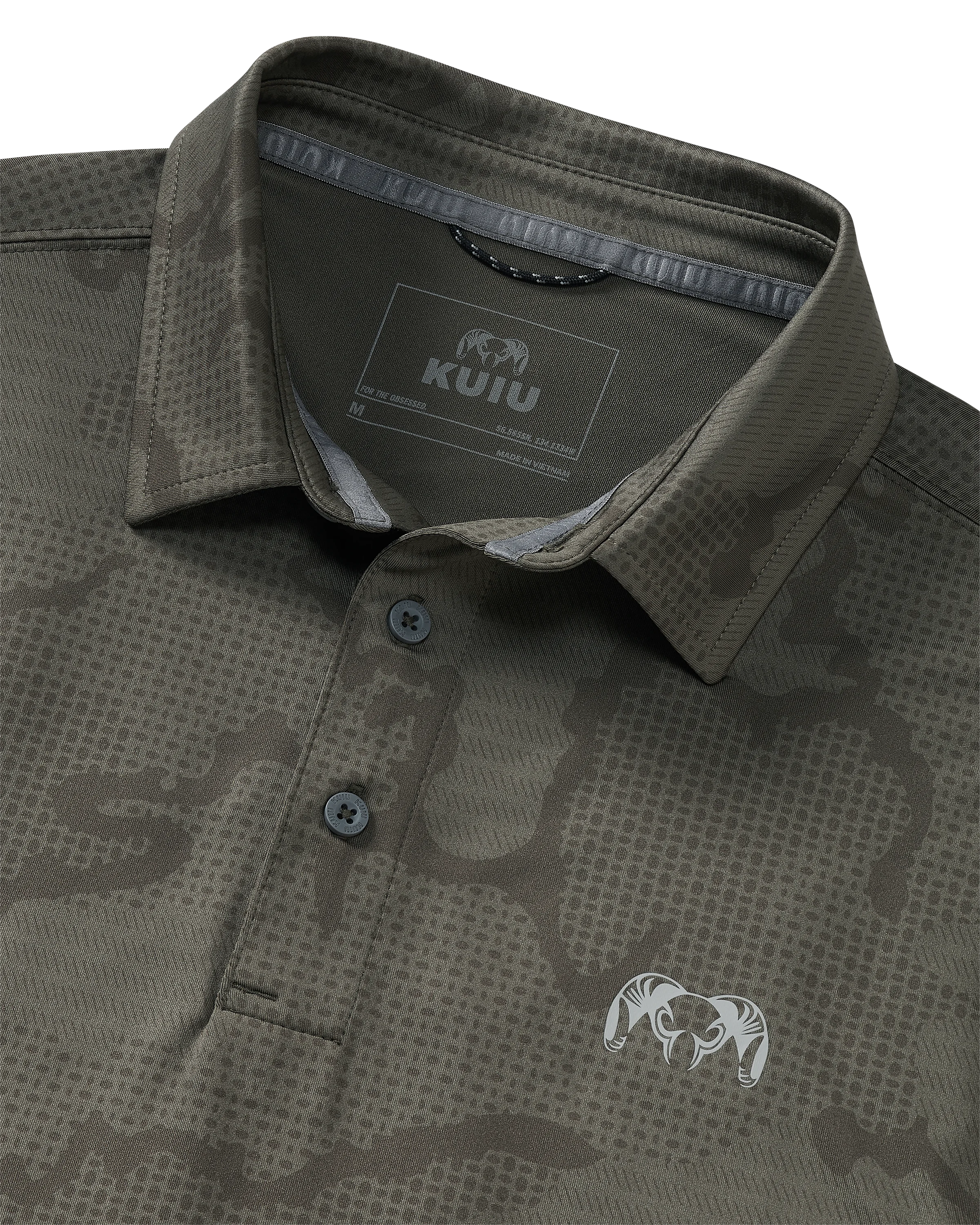 Alternative view of KUIU Performance Polo | Ash Tonal