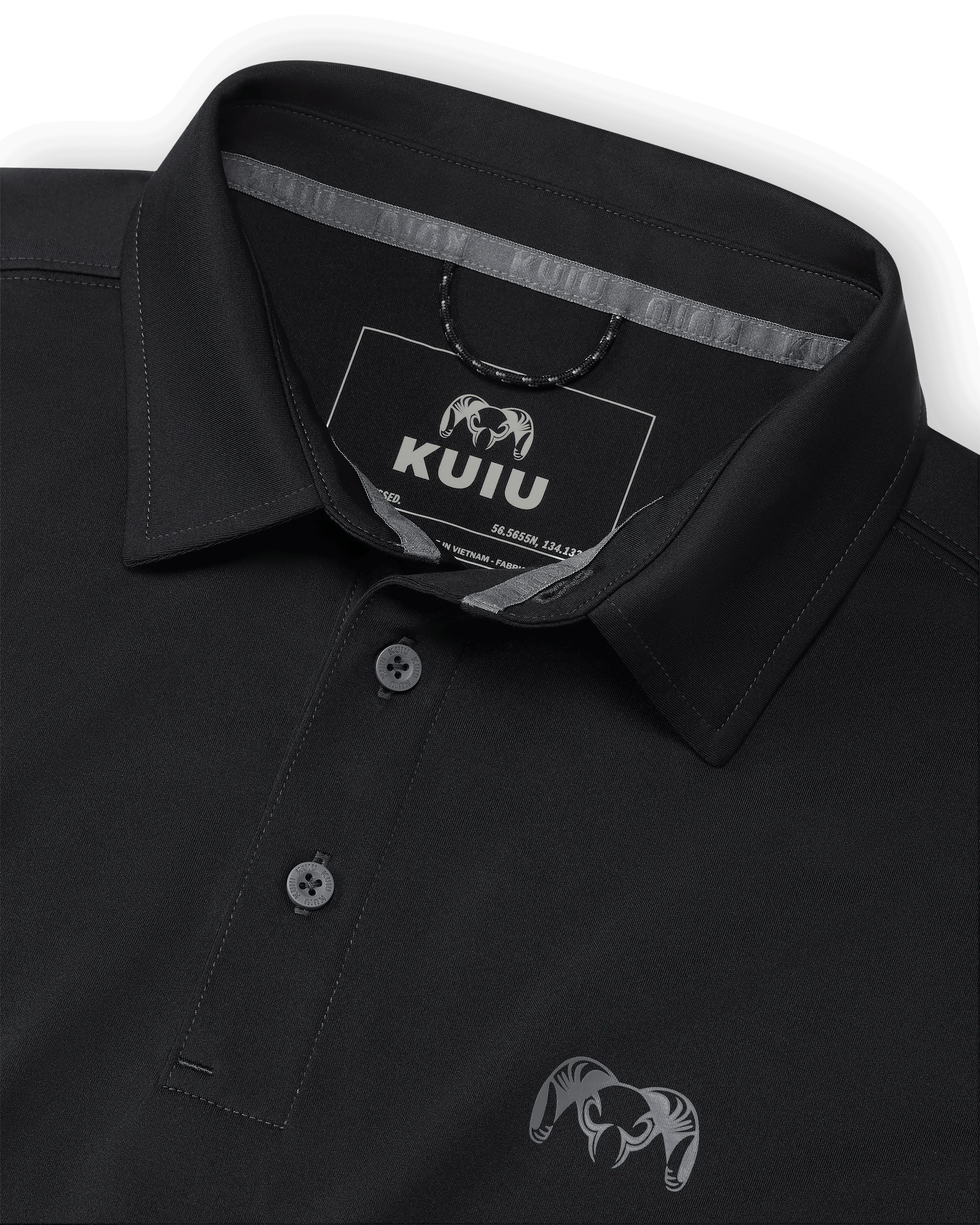 Alternative view of KUIU Performance Polo | Black