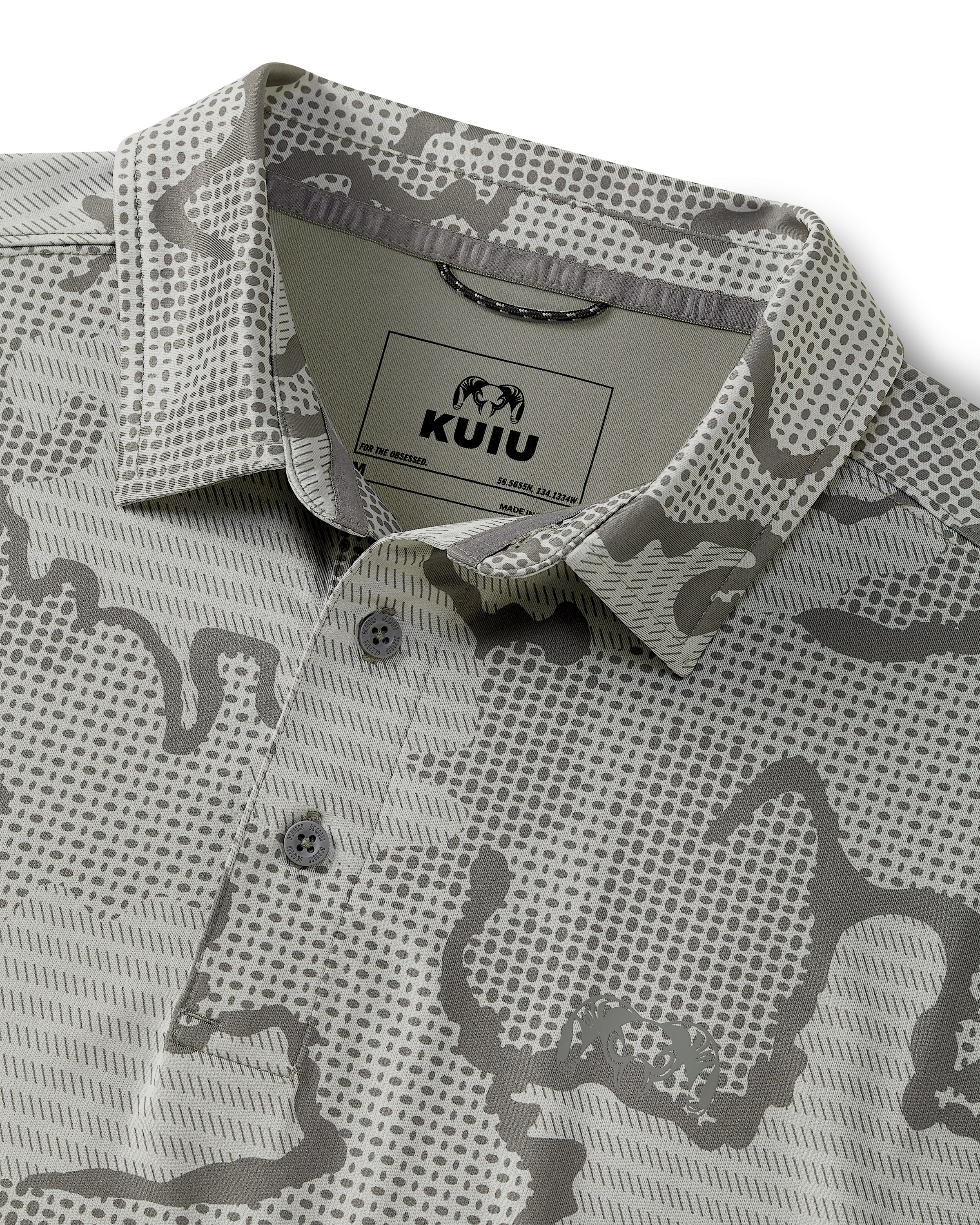 Alternative view of KUIU Performance Polo | Stone Tonal