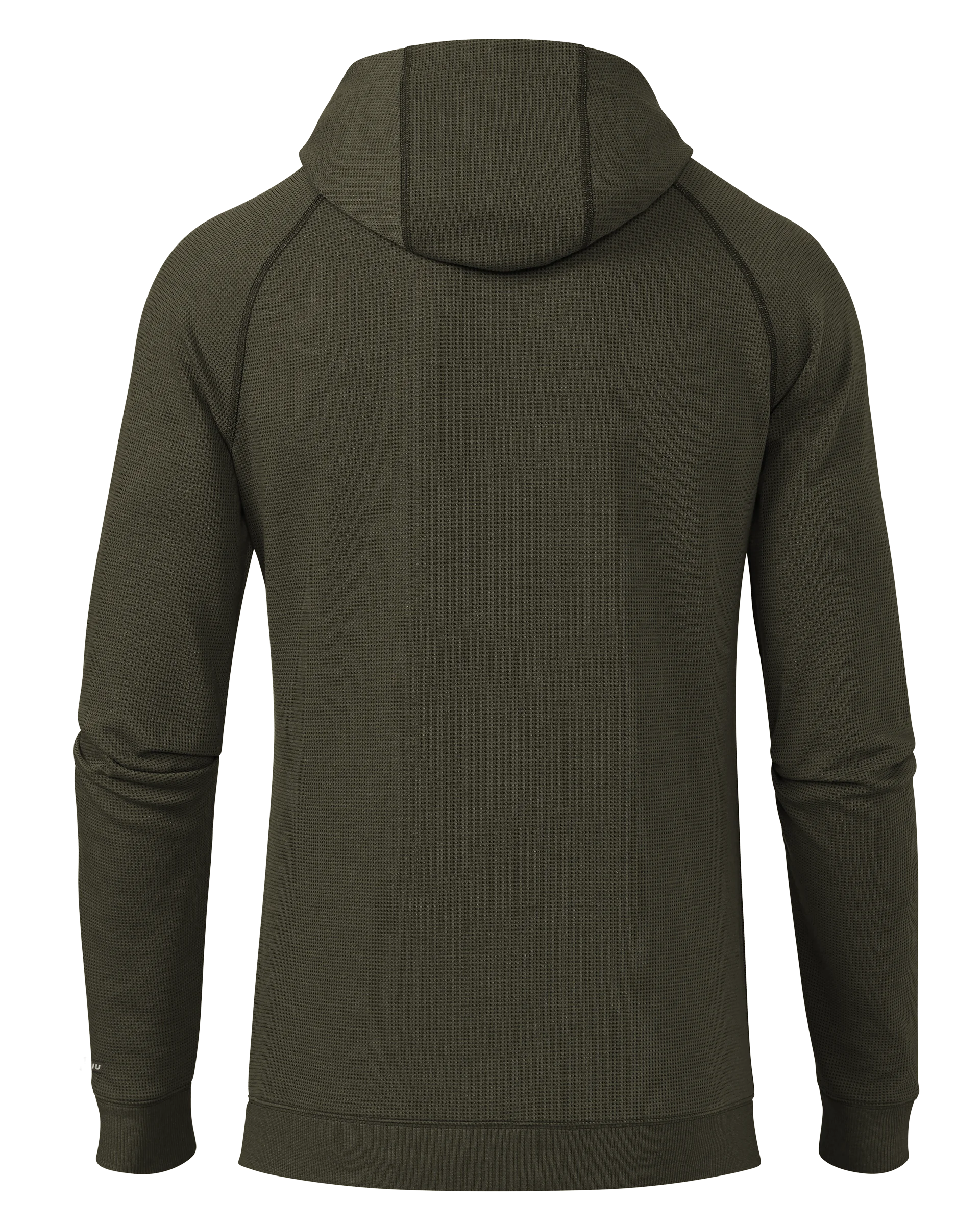 Alternative view of Canyon Waffle Hoodie | Army Heather