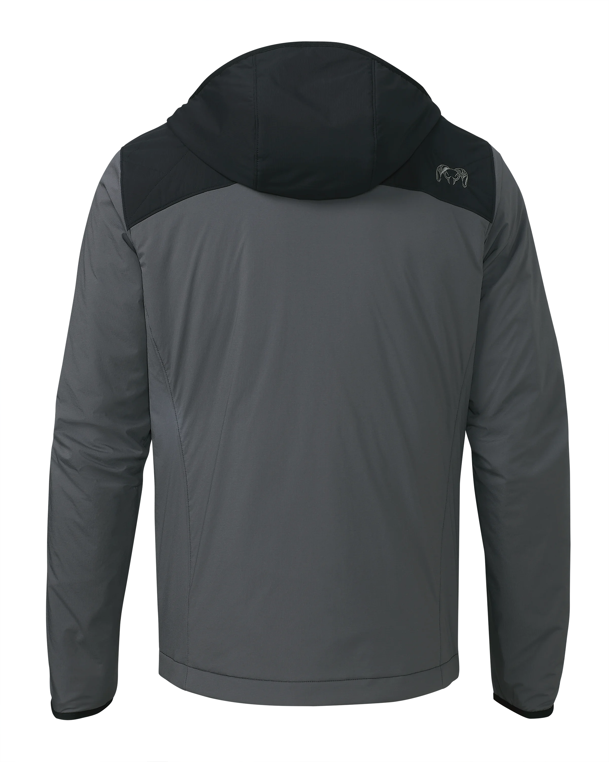Alternative view of Transit Packable Hooded Jacket | Black/Gunmetal