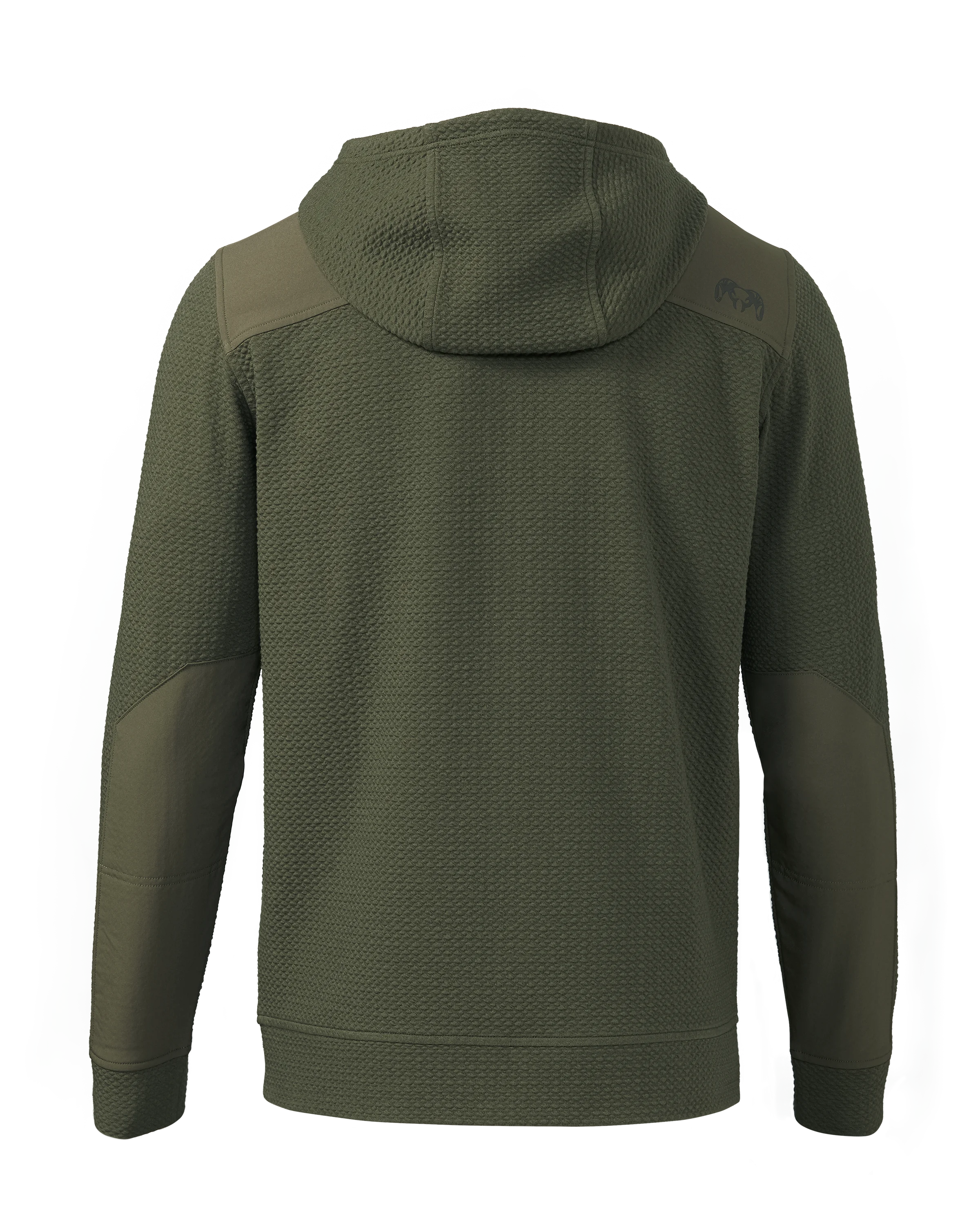 Alternative view of Solitude Knit Hoodie | Evergreen