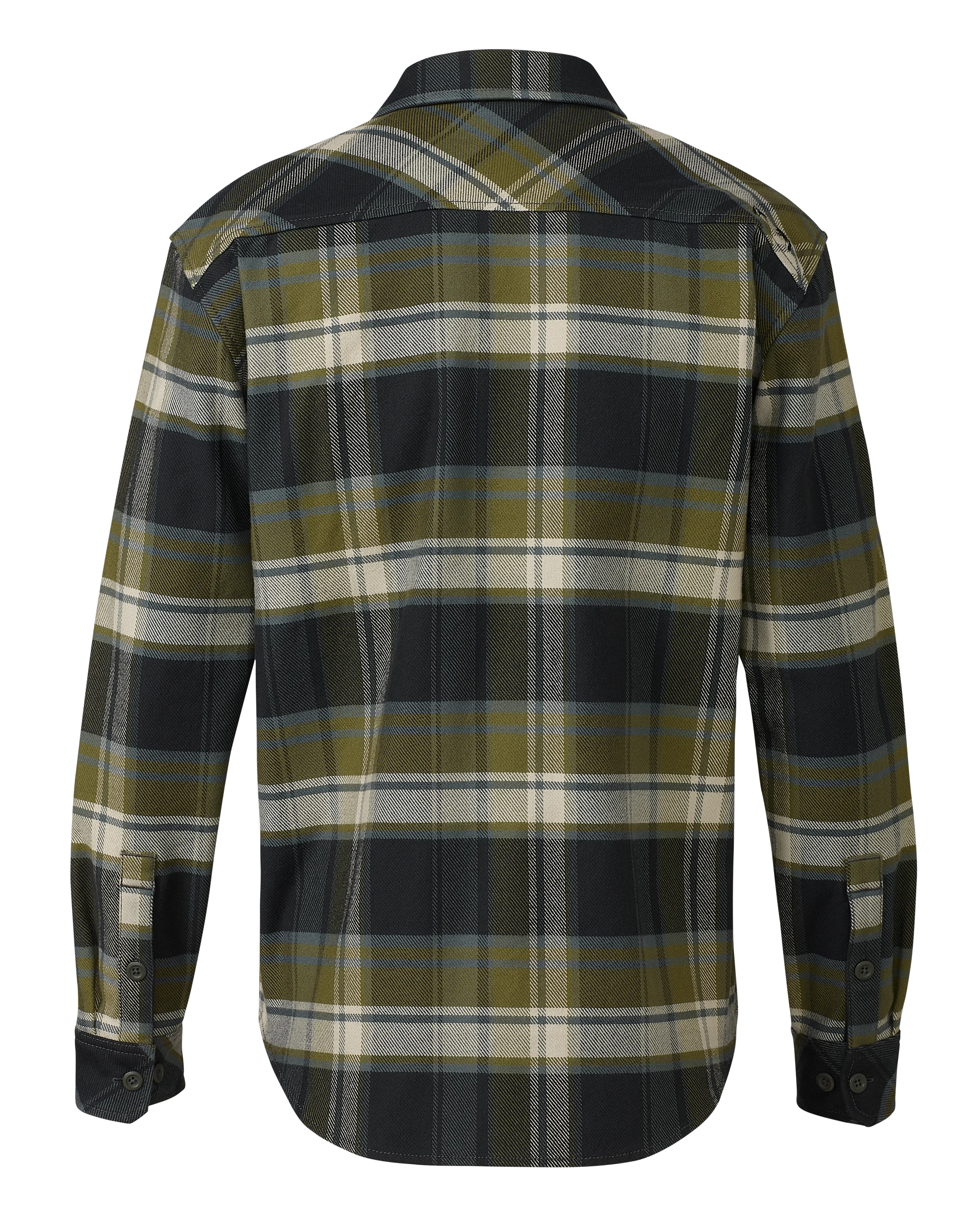 Alternative view of Flannel Heavyweight Shirt | Verde Check Plaid