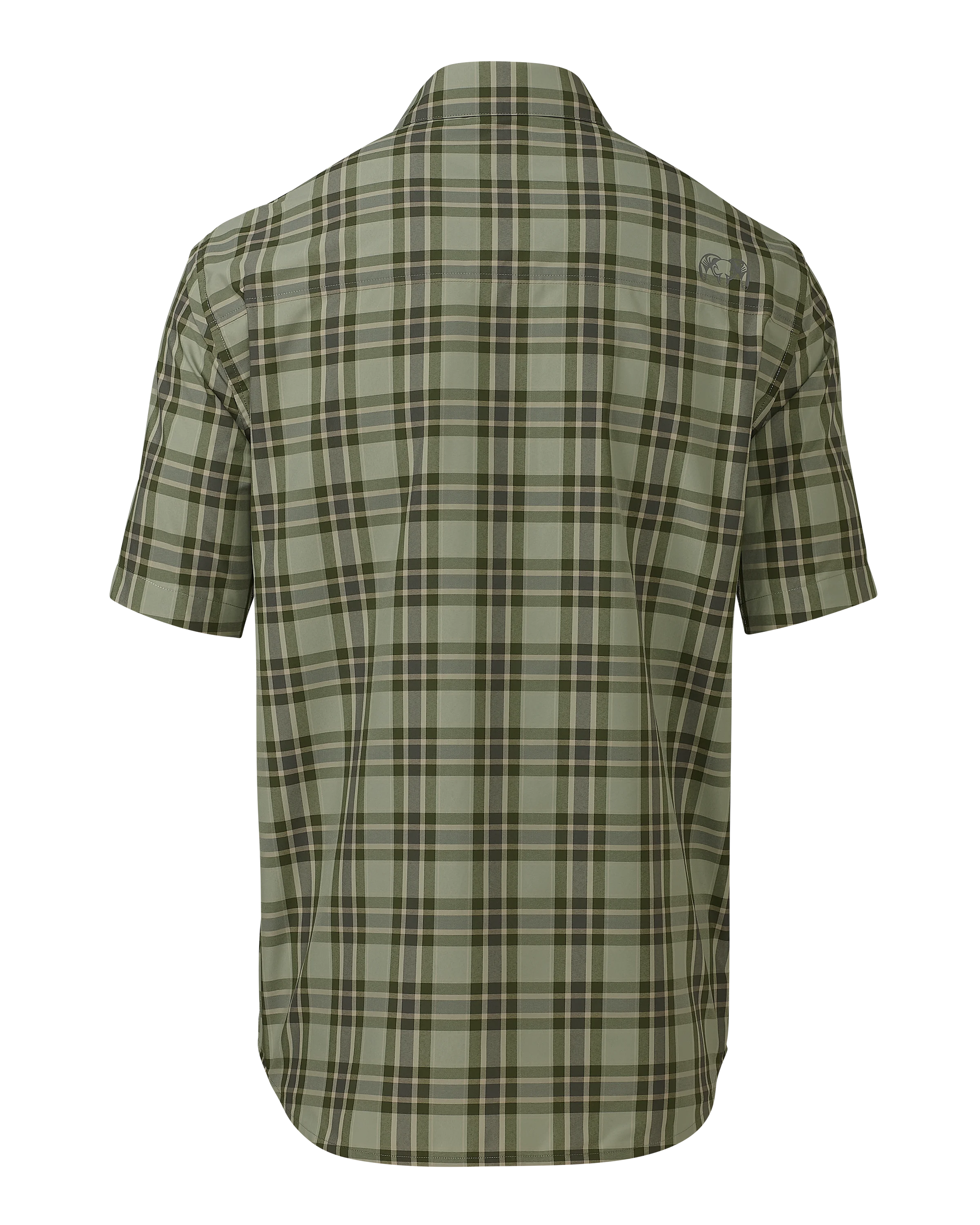 Alternative view of Borrego SS Shirt | Verde Crosscheck Plaid