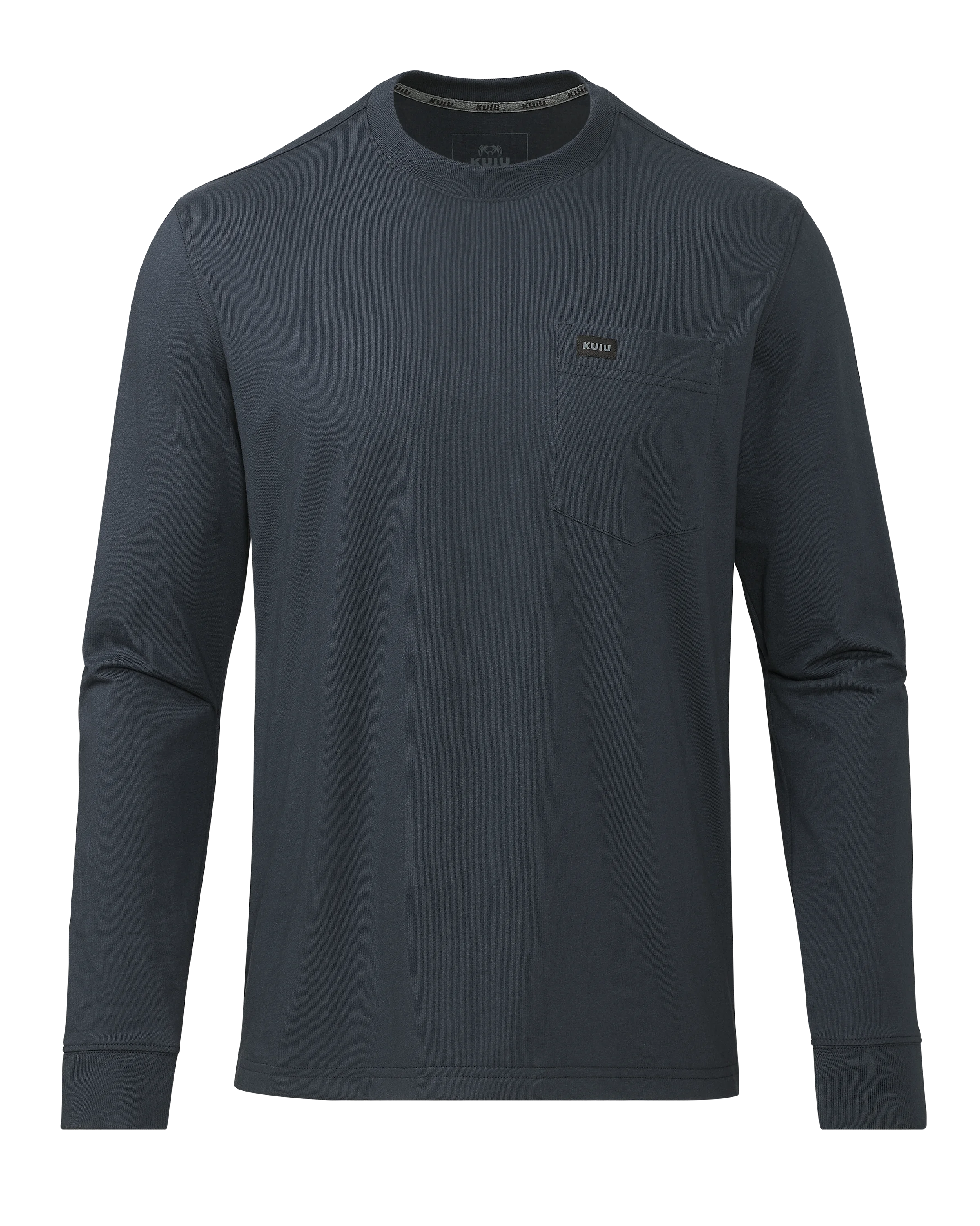 Workgrade LS Pocket Crew | Steel Blue