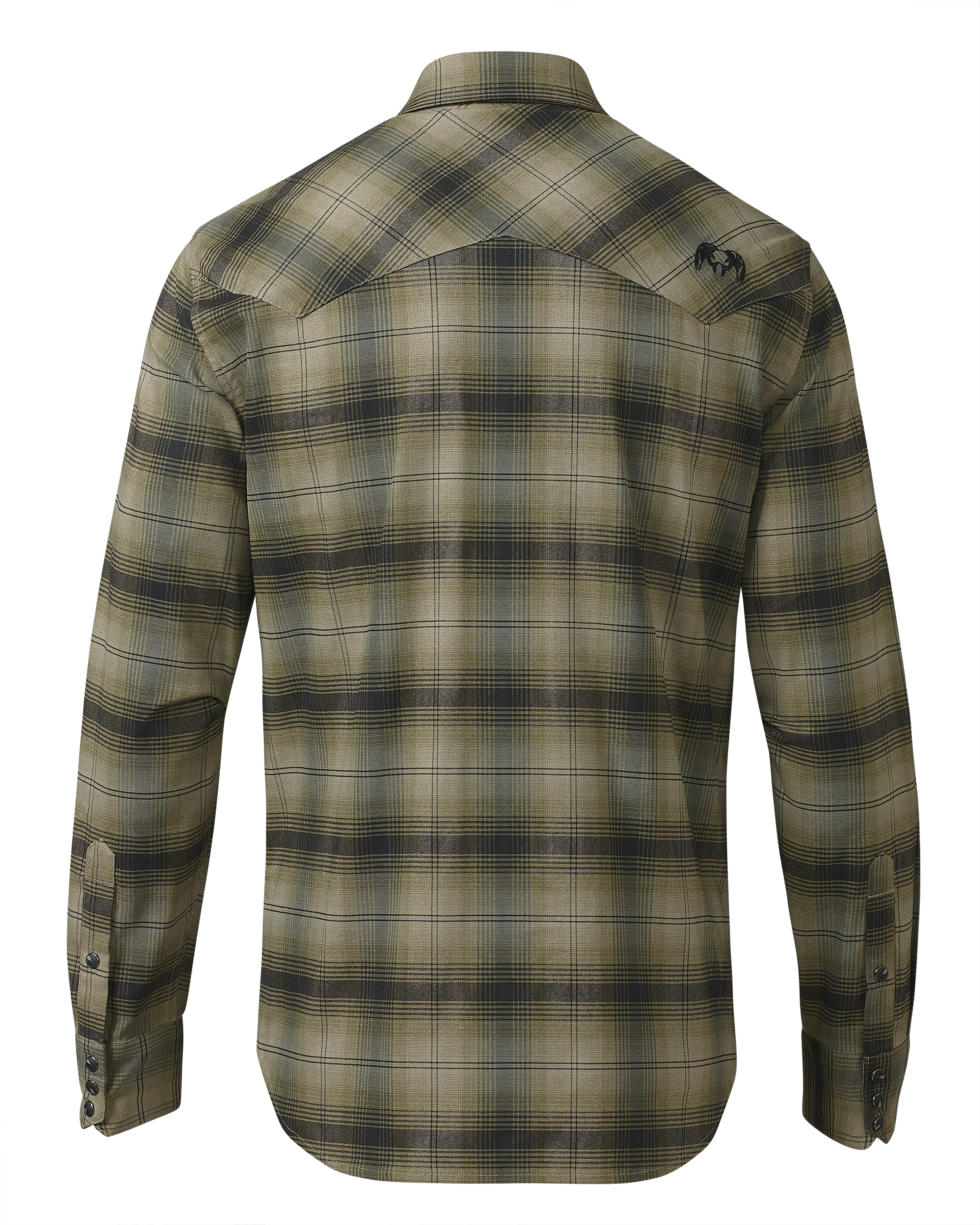 Alternative view of Laredo LS Shirt | Verde Ombre Plaid