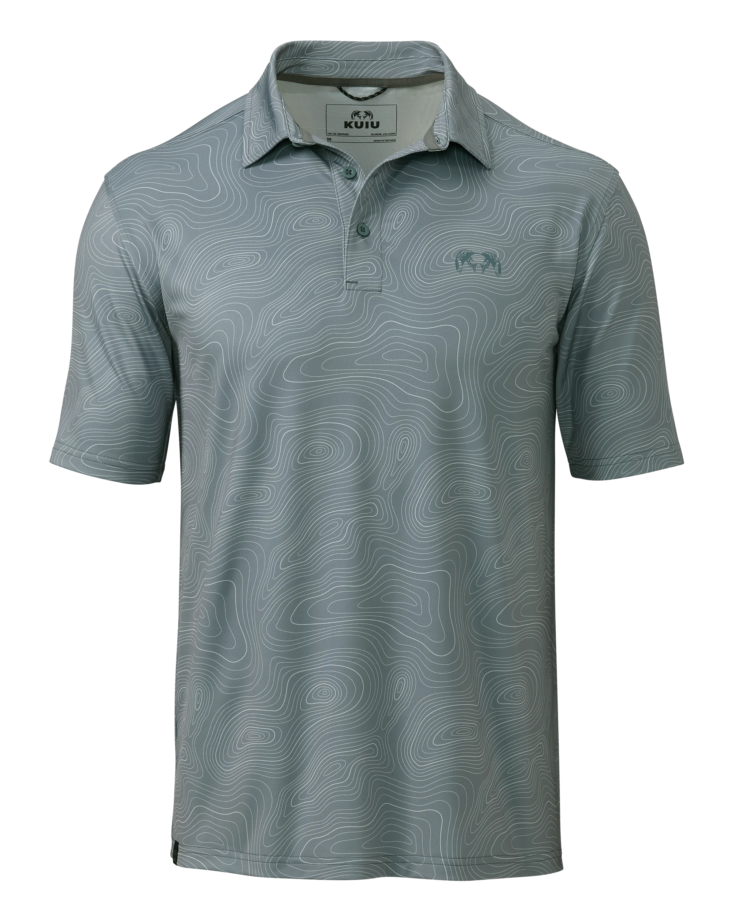 KUIU Performance Polo Topo | Slate Topo