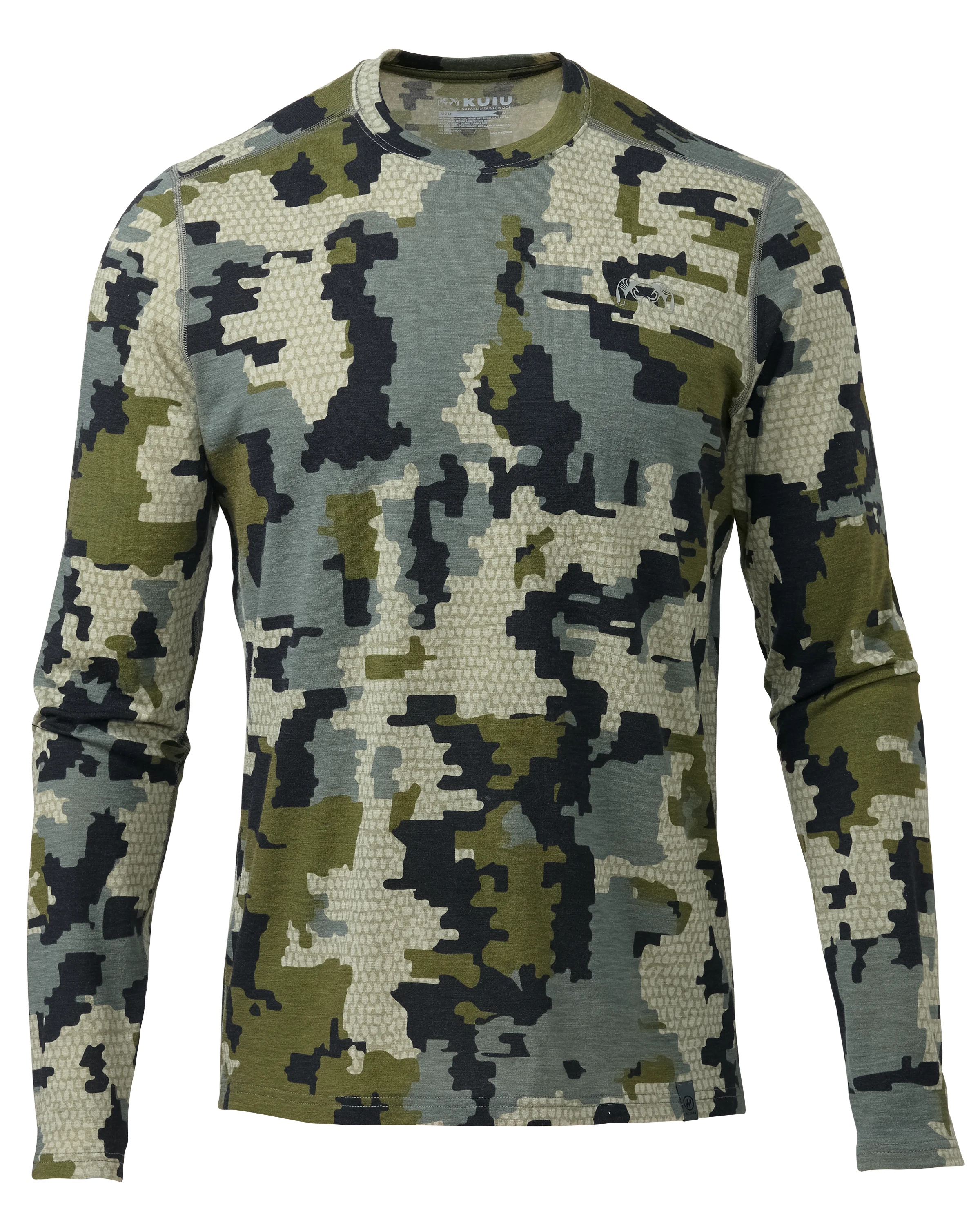 ULTRA Merino 120 LT LS Crew-T | Verde