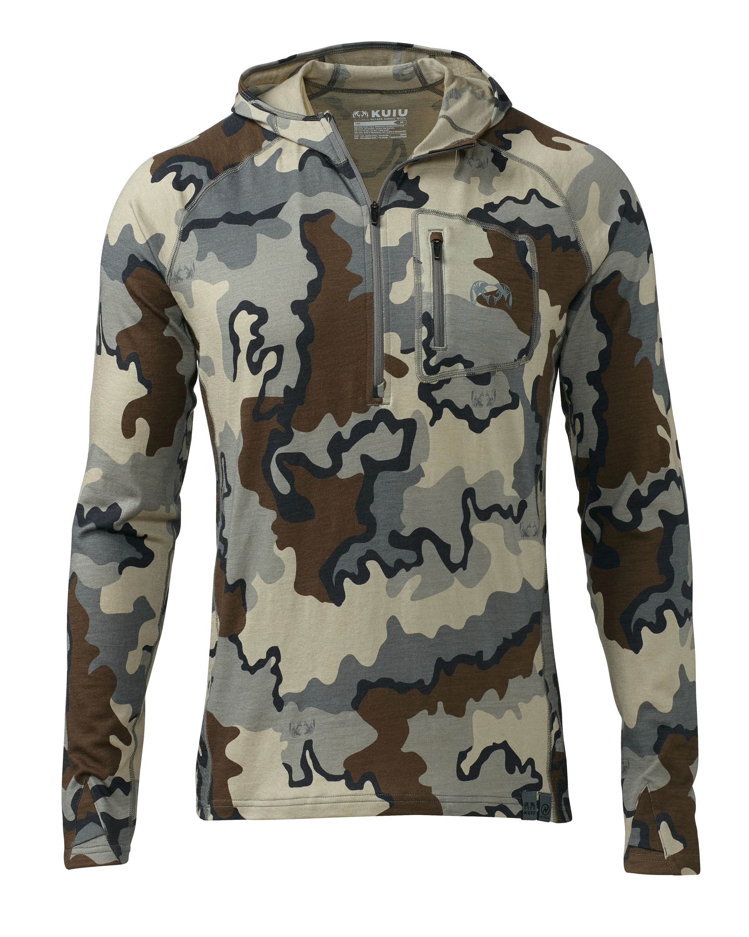 ULTRA Merino 145 Zip-T Hunting Hoodie | Vias