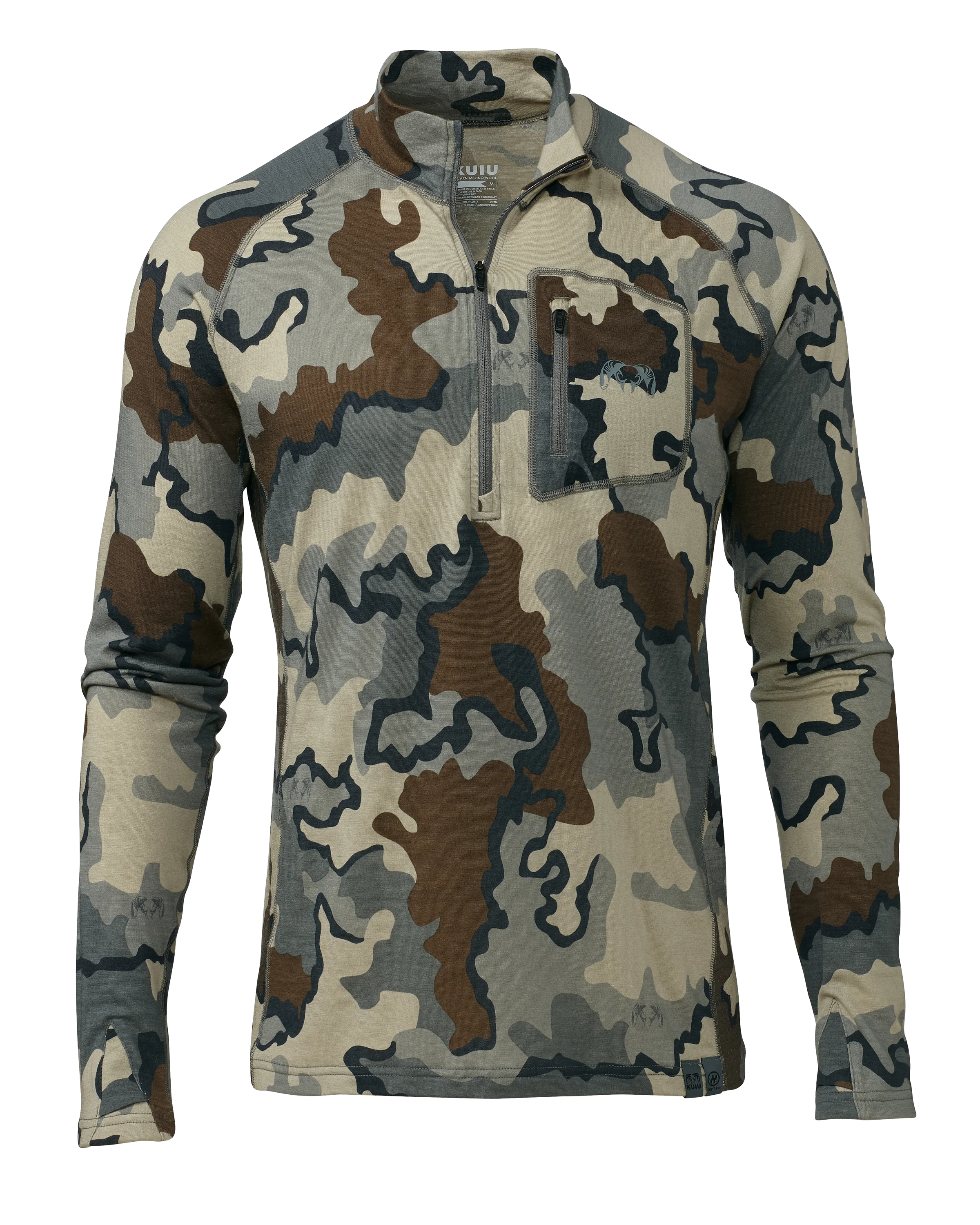 ULTRA Merino 145 Zip-T Hunting Shirt | Vias
