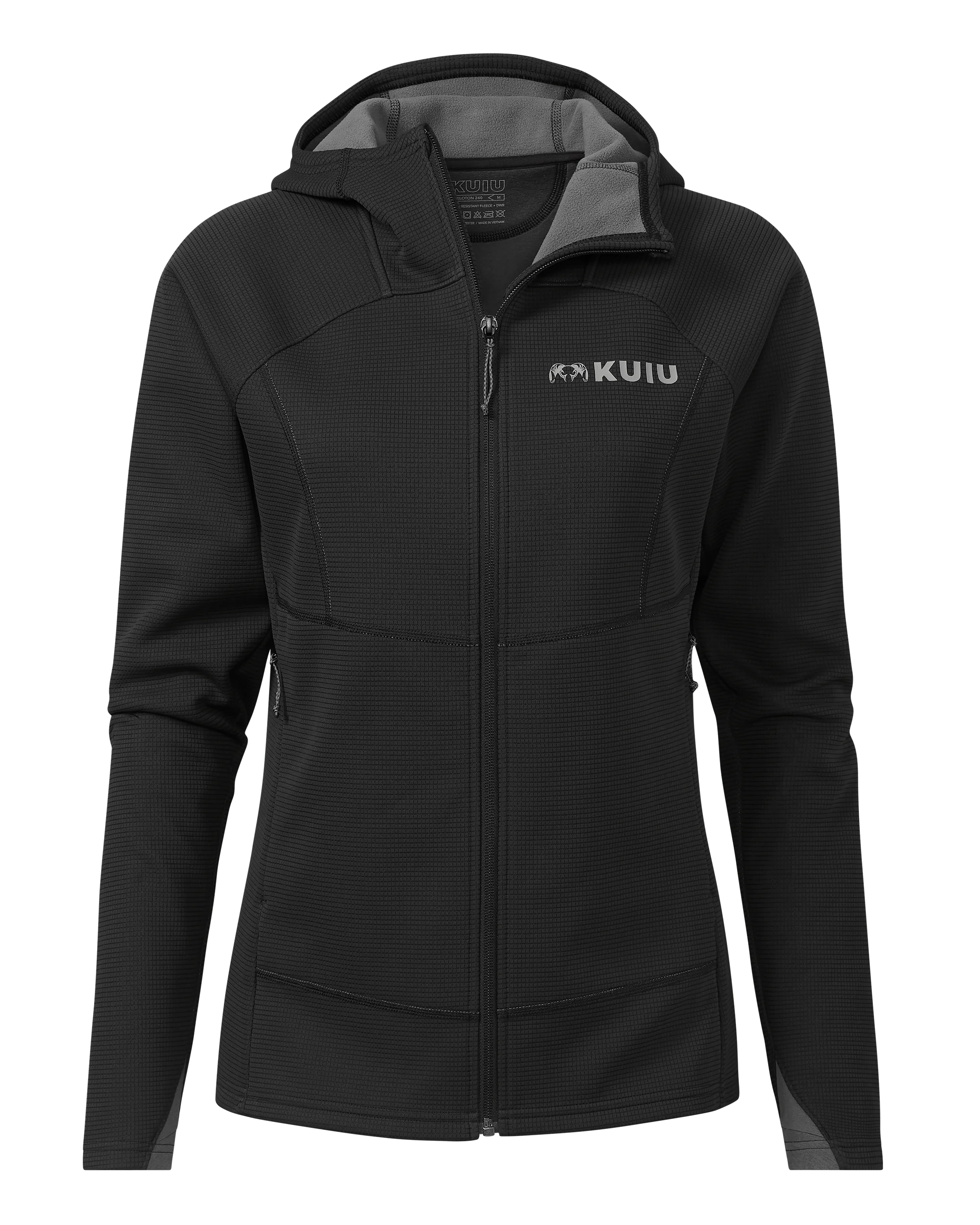 Women’s Peloton 240 Full Zip Hoodie | Black