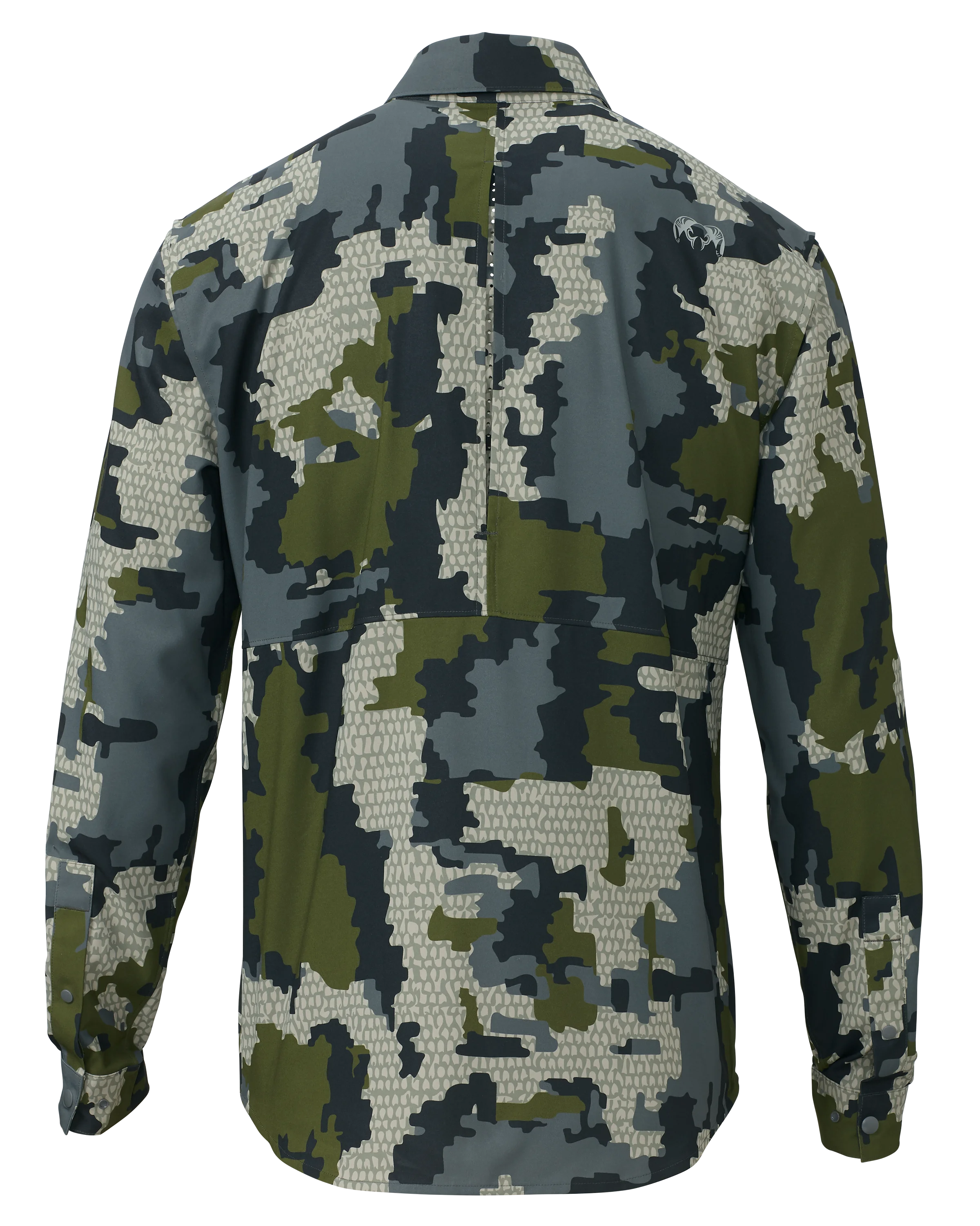 Mesa Vented LS Snap Shirt | Verde - Image 2