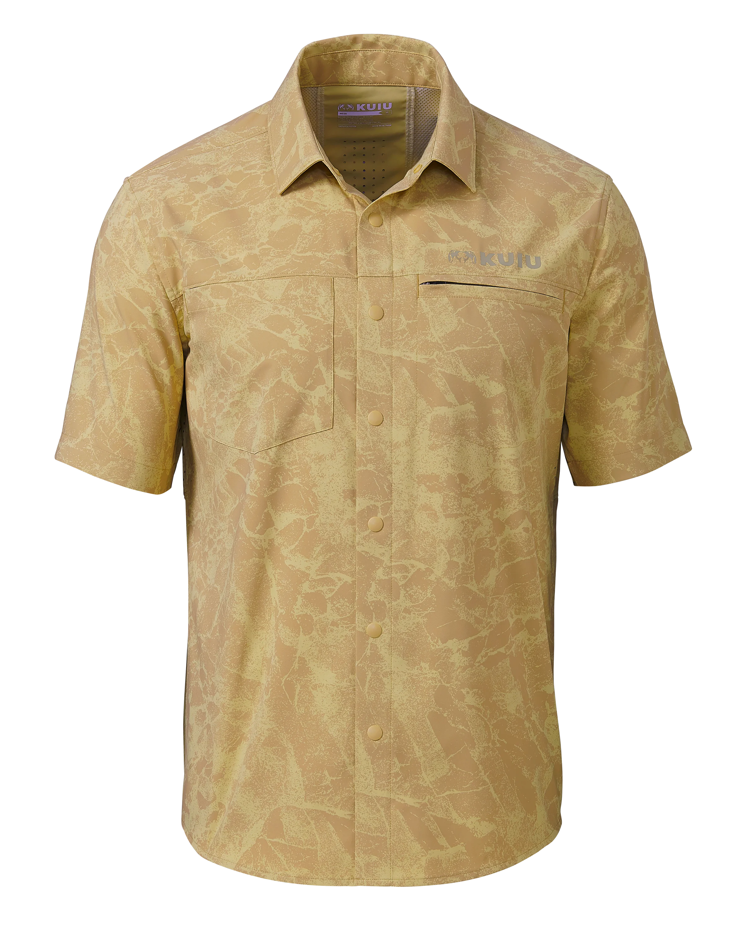 Mesa Vented SS Snap Shirt Gritstone | Dune Gritstone