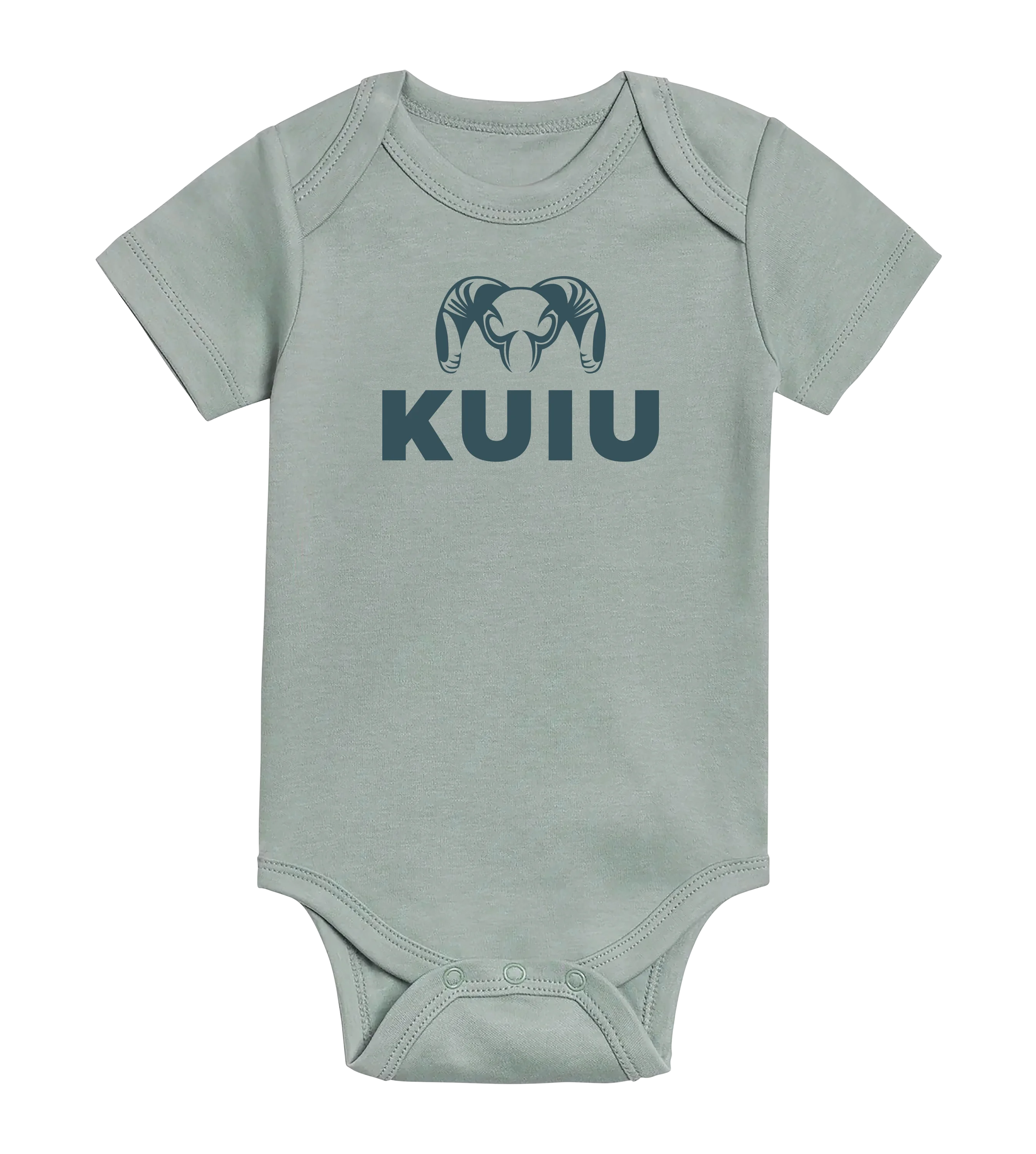 KUIU Stacked Logo Baby One-Piece | Tide