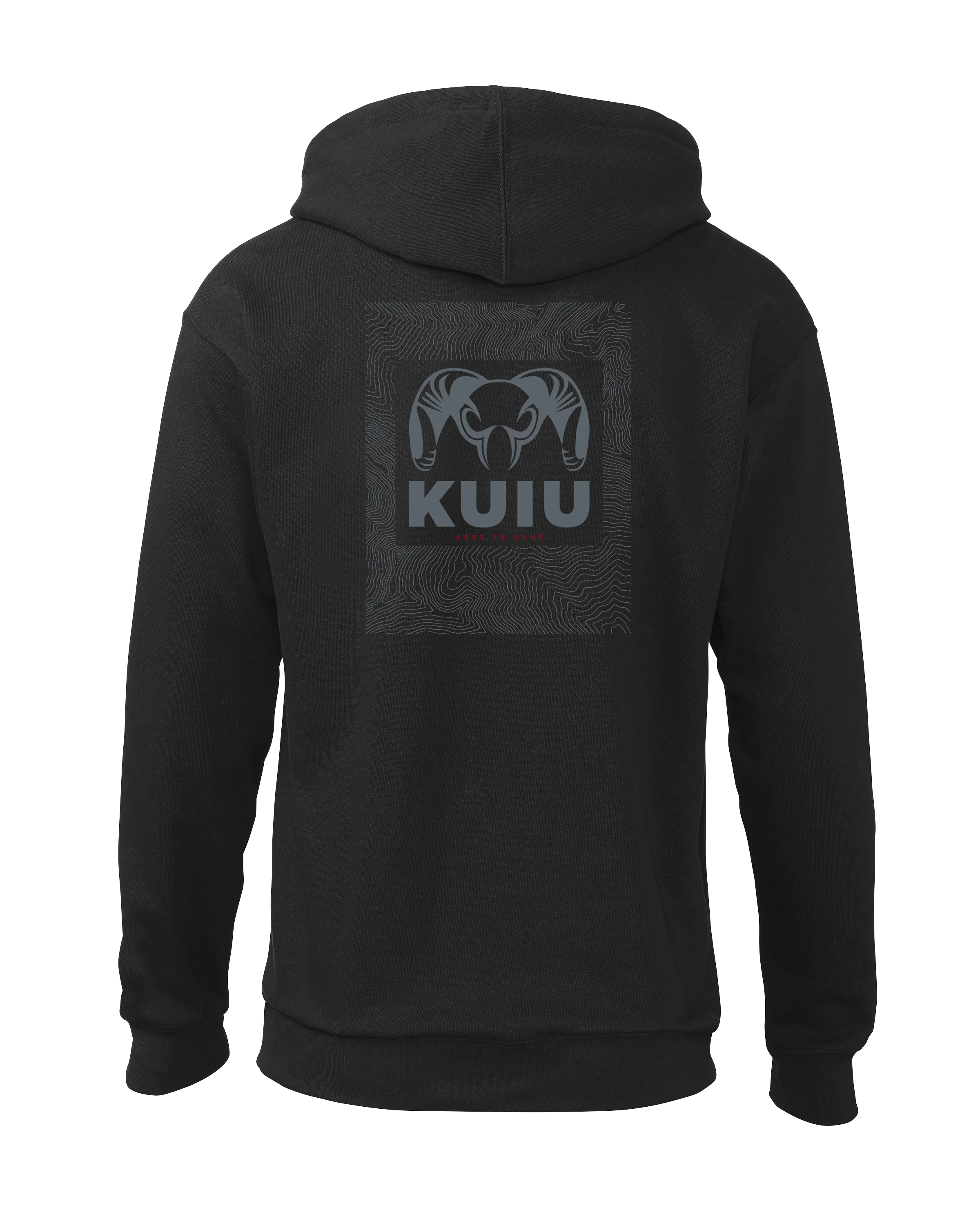 KUIU Topo Back Logo Hoodie | Black
