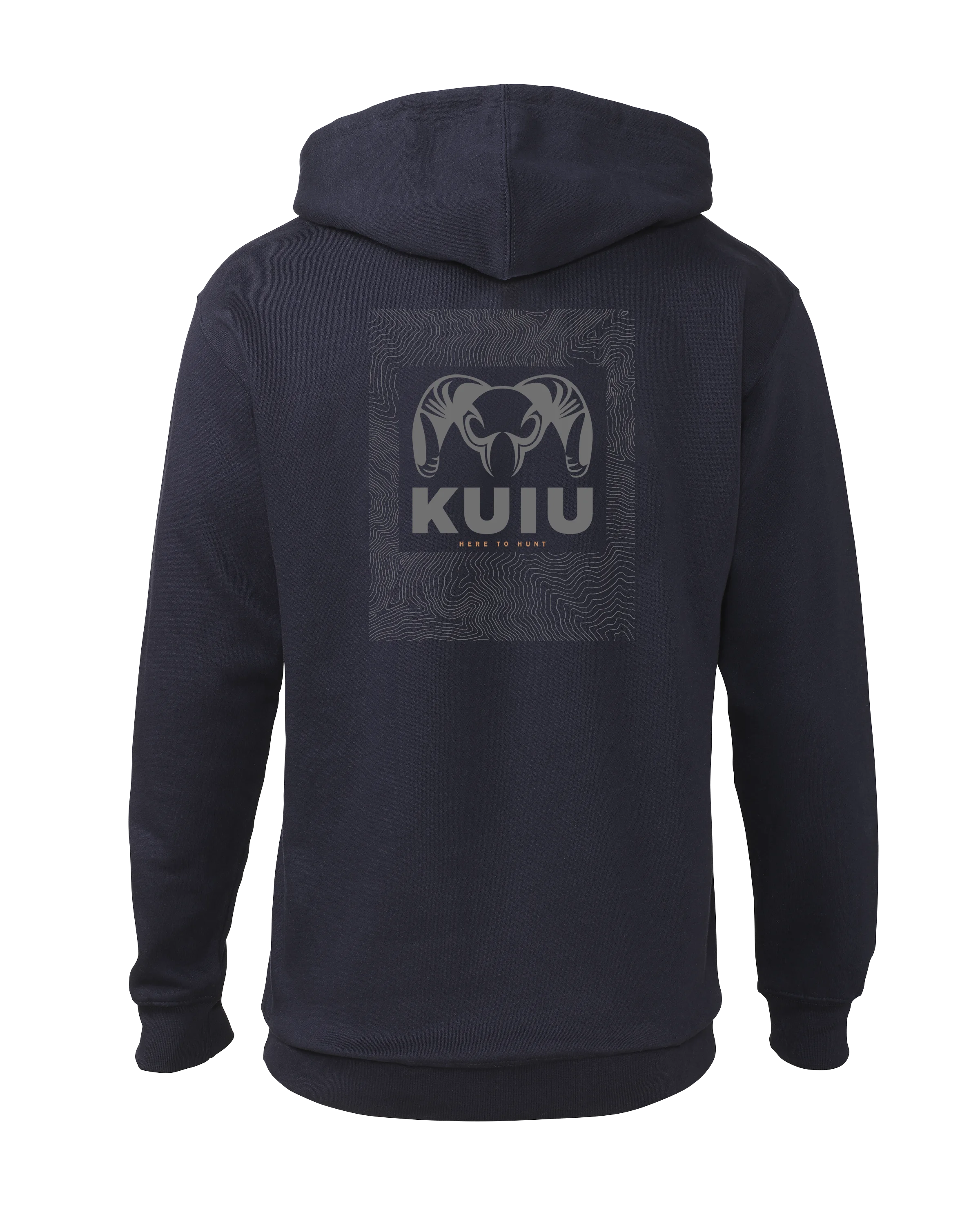 KUIU Topo Back Logo Hoodie | Navy