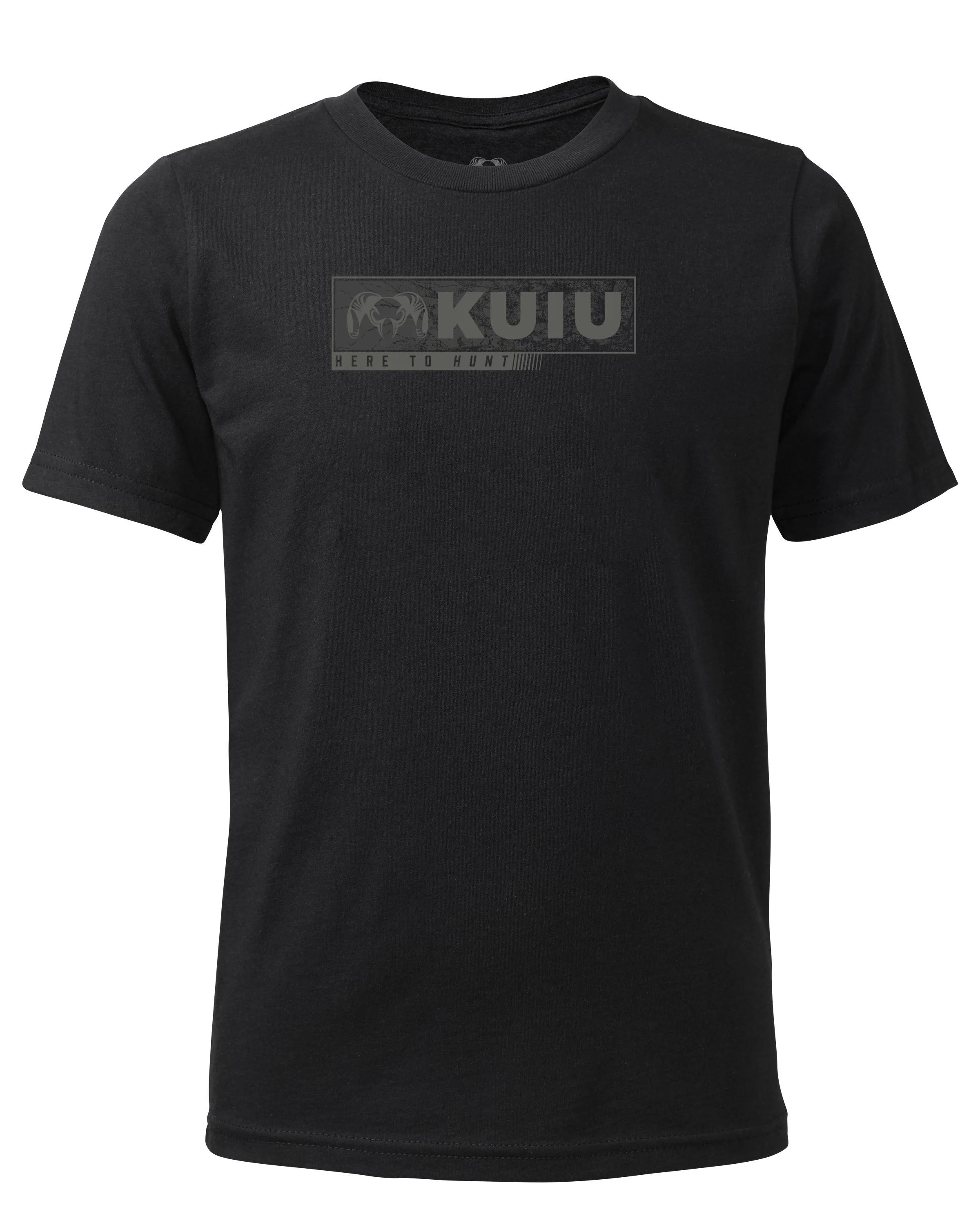 Youth Here to Hunt Gritstone T-Shirt | Black