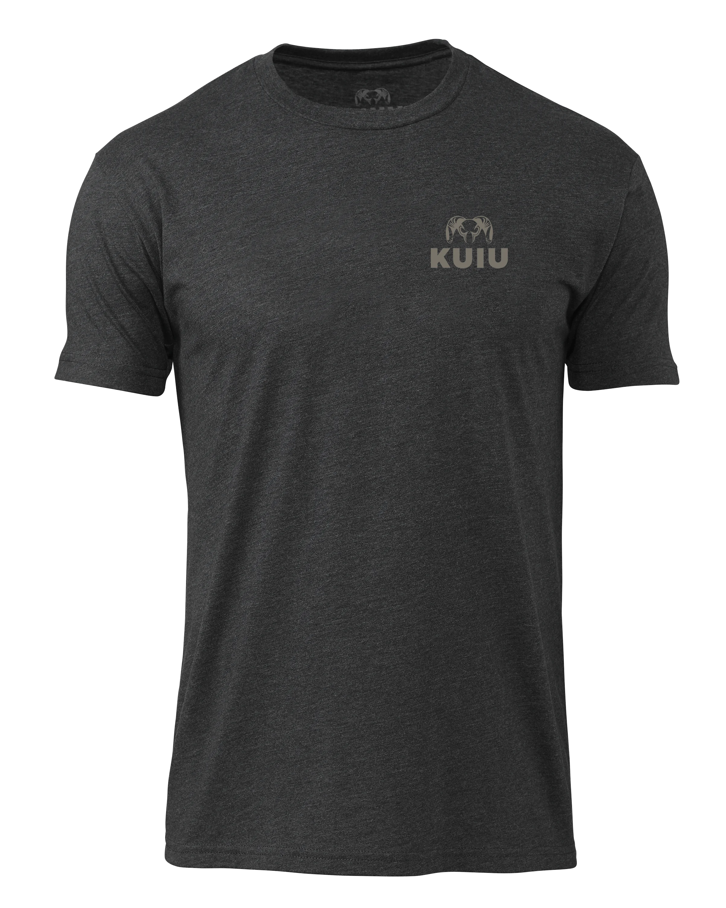 KUIU Here to Hunt Patch T-Shirt | Charcoal - Image 2