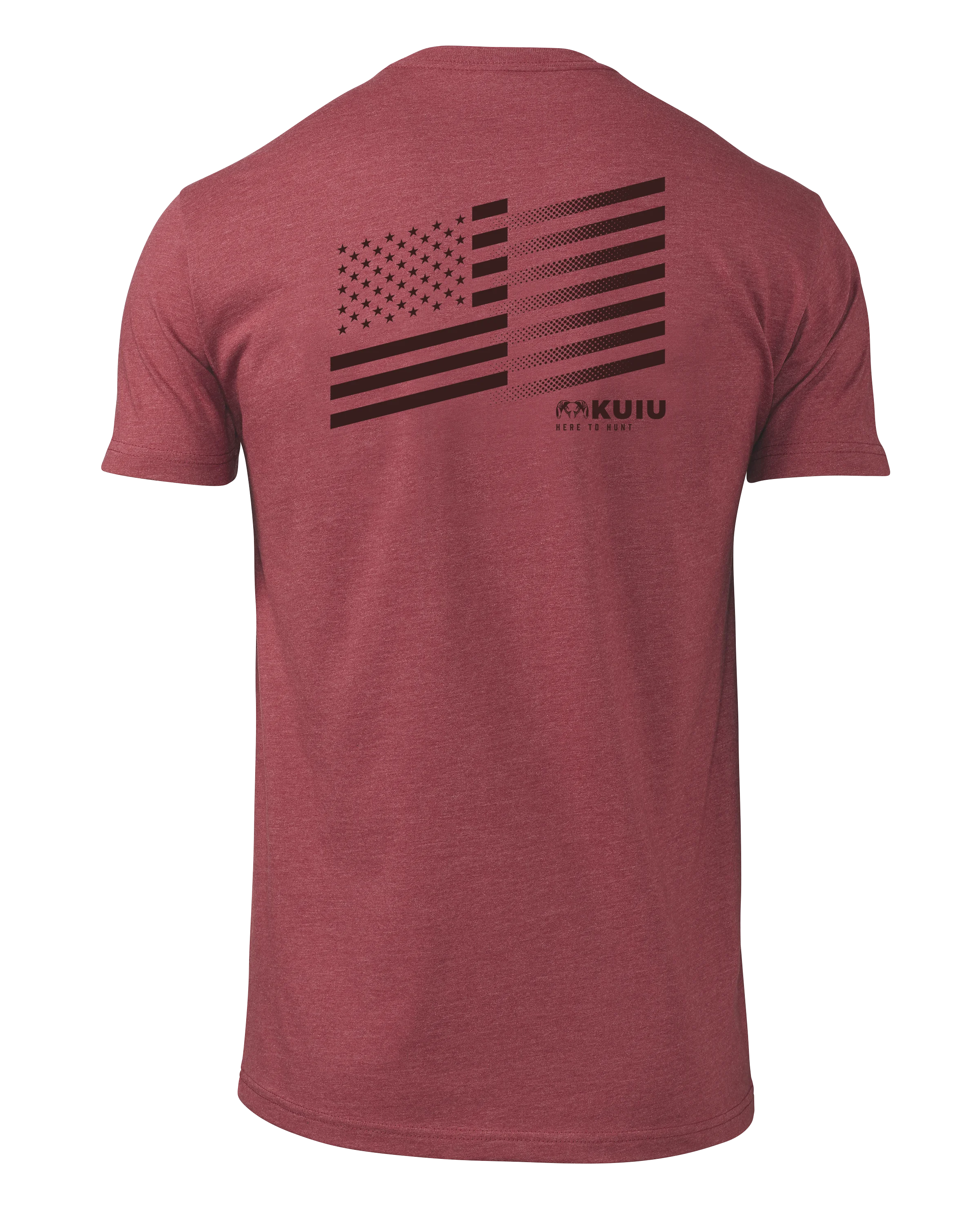 KUIU Solid Flag Fade T-Shirt | Cardinal