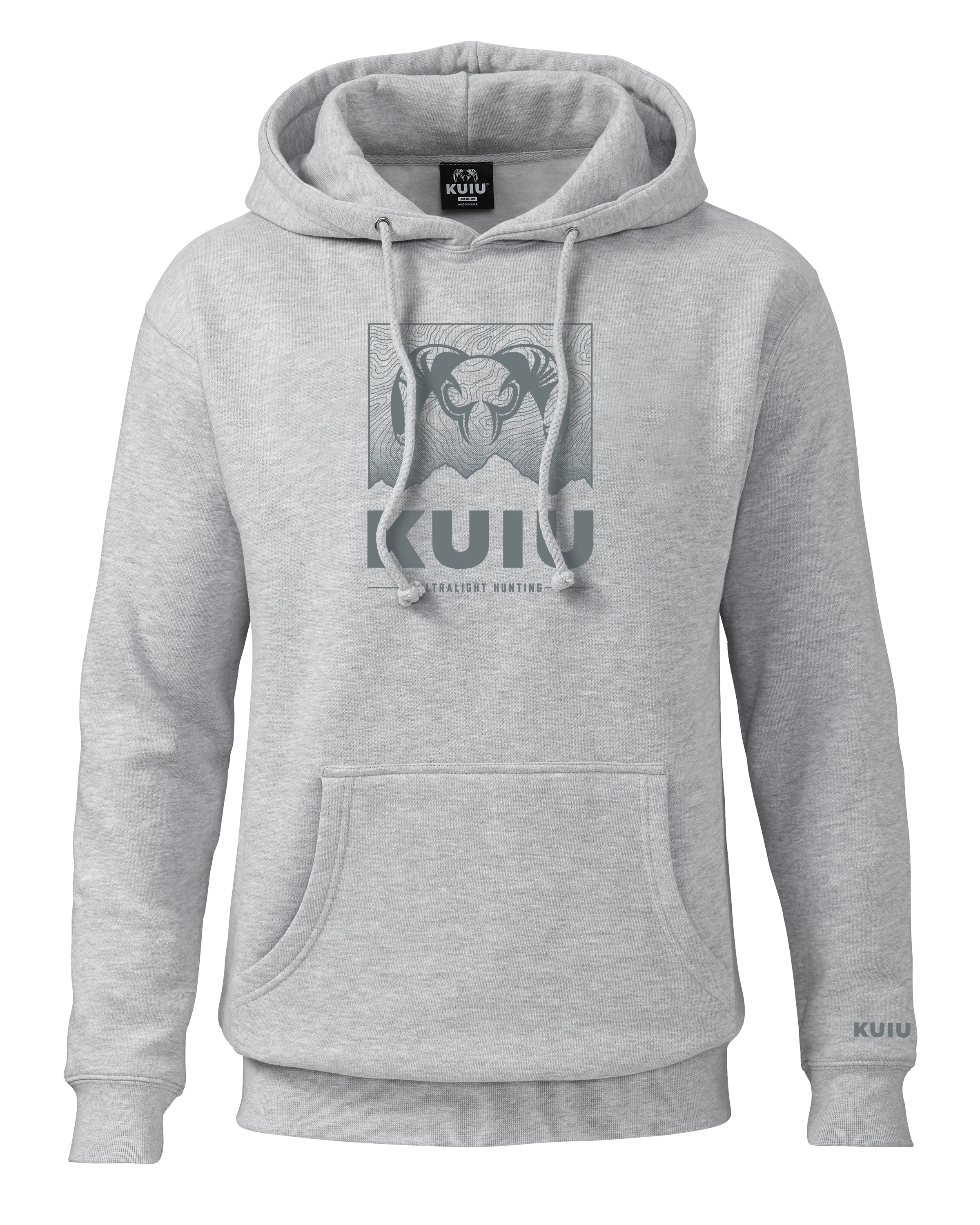 KUIU Topo Mountain Hoodie | Heather Grey