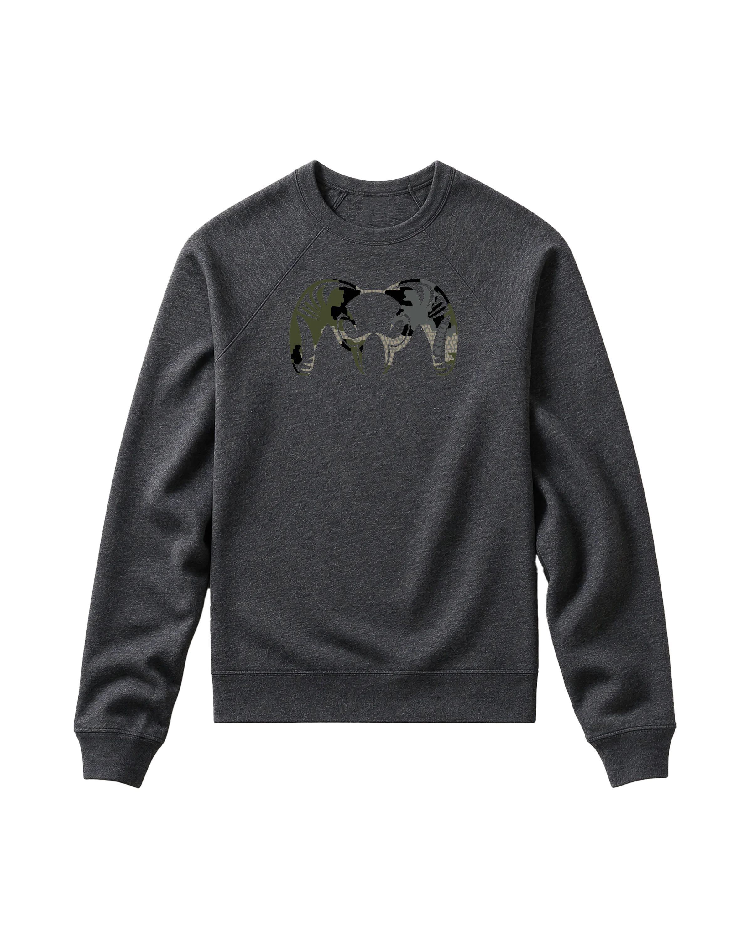 Toddler Camo Big Ram Crewneck Sweatshirt | Verde
