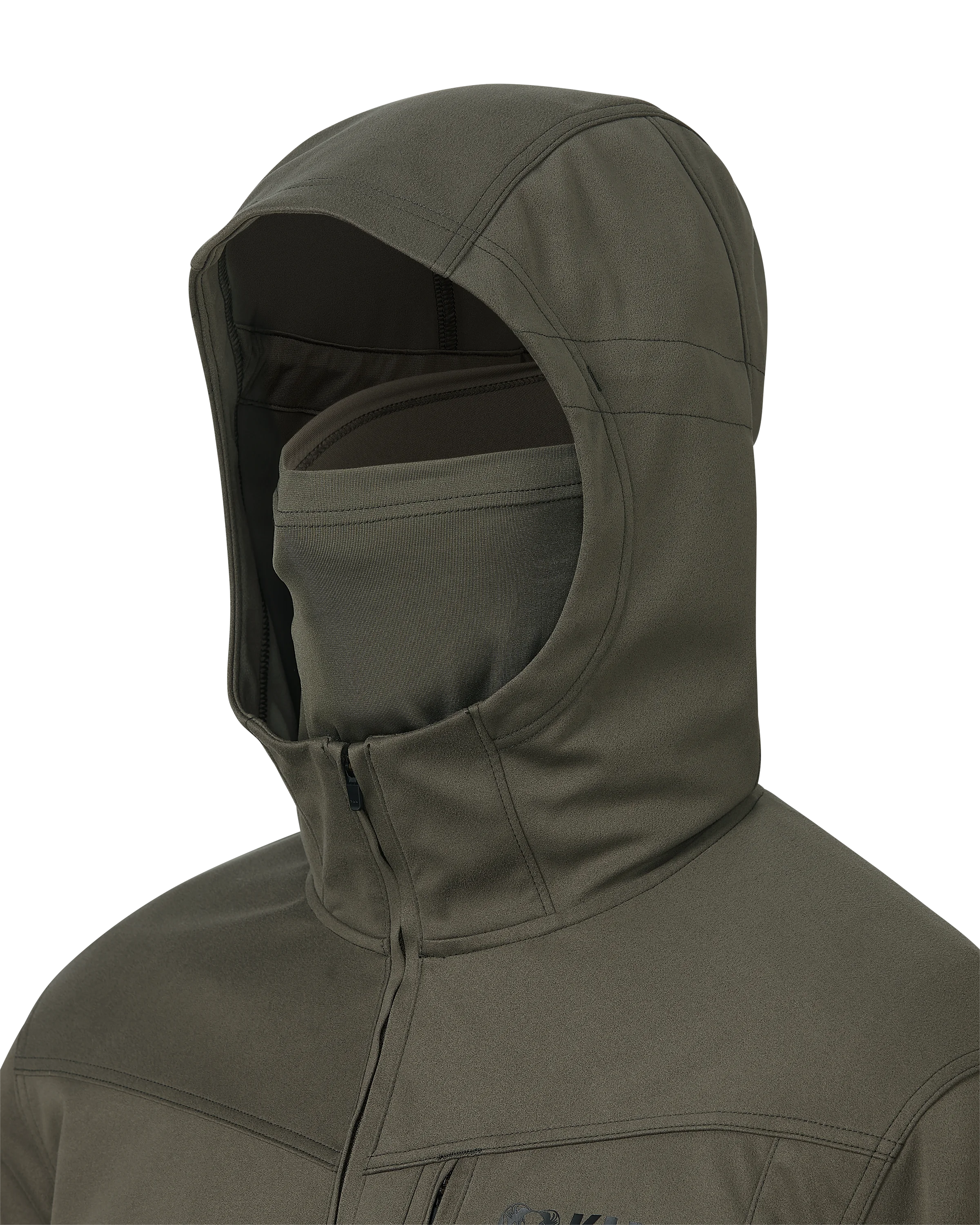 Alternative view of Drawpoint Hoodie | Ash