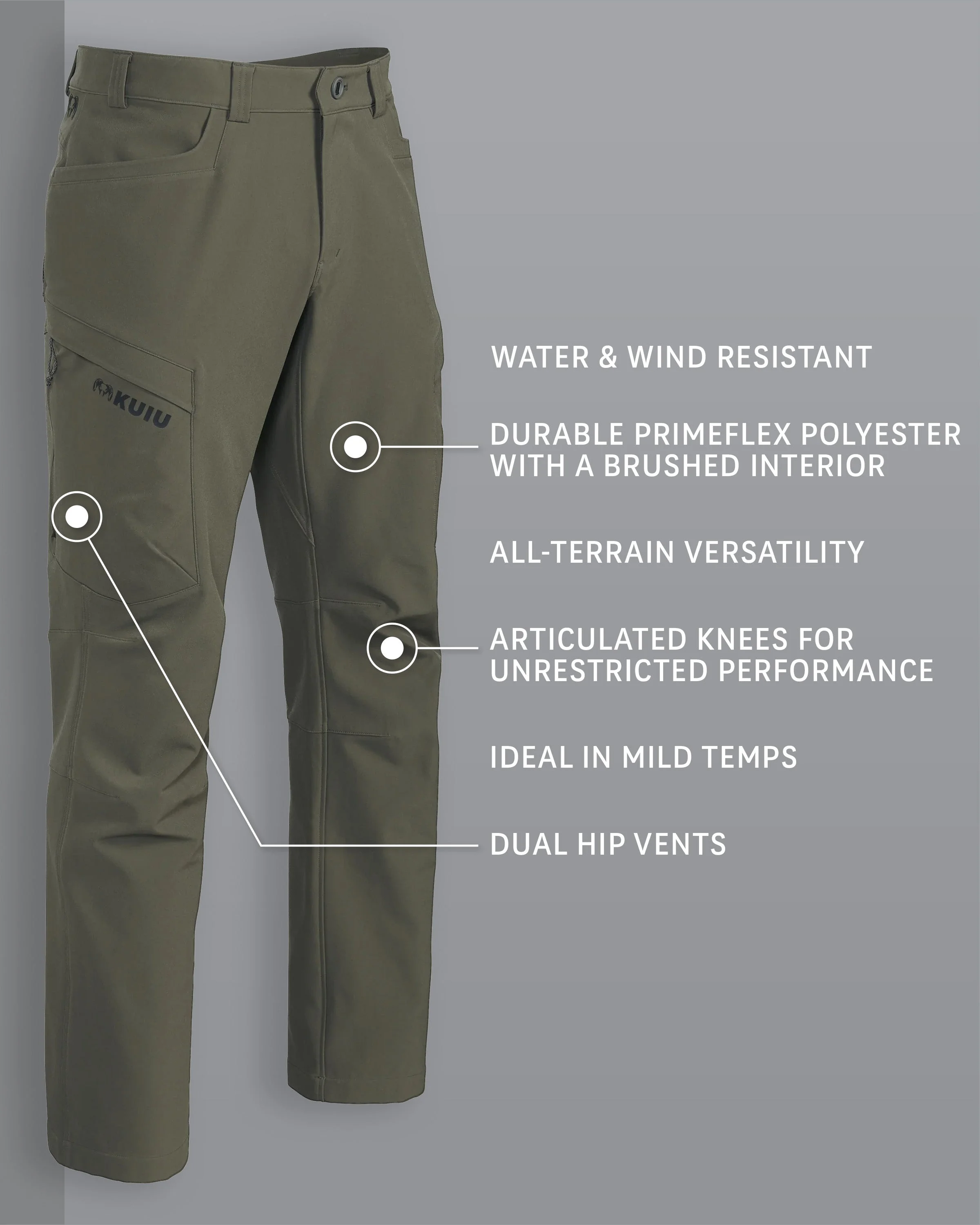 Alternative view of Attack Pant | Ash