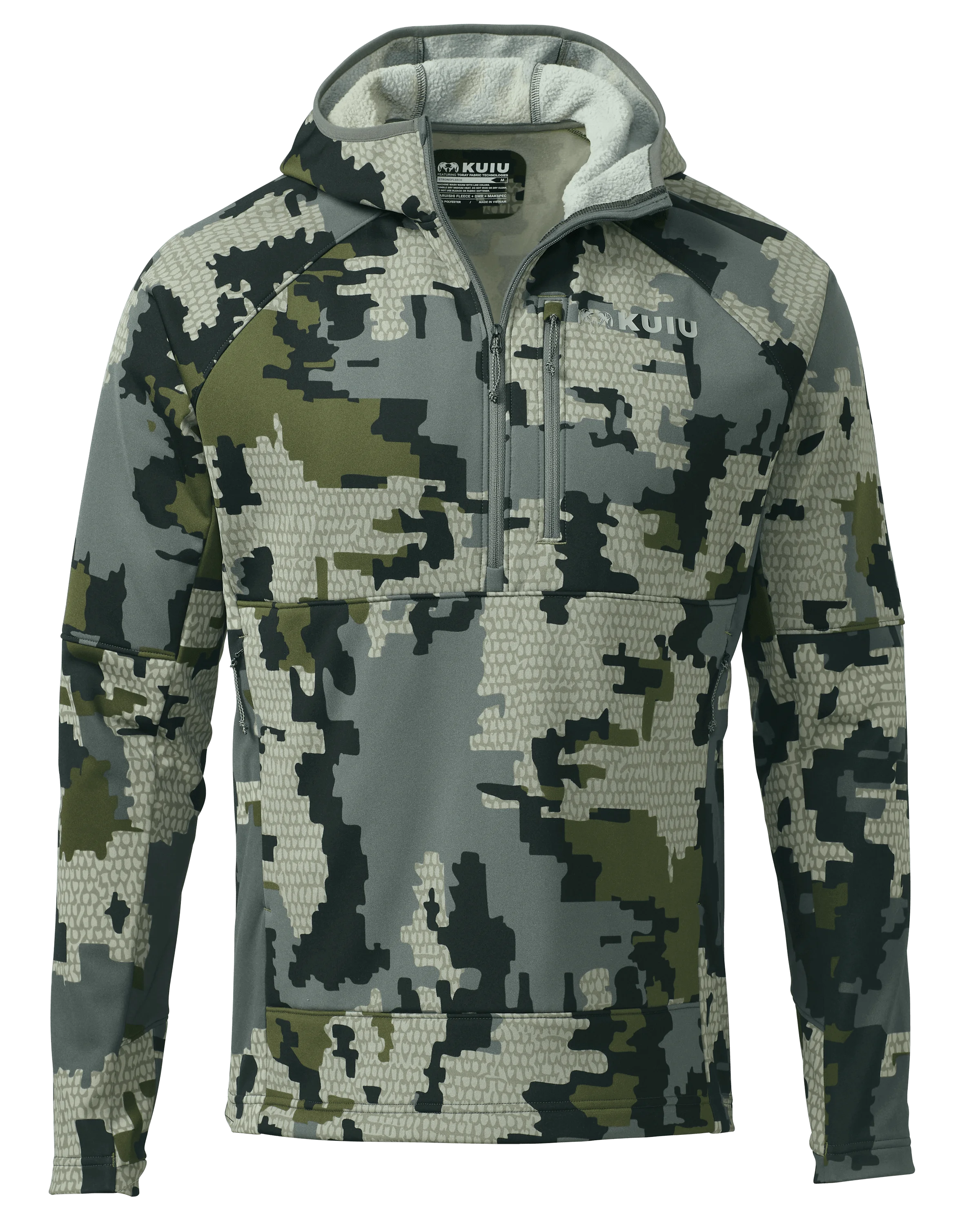 StrongFleece 235 Zip-T Hoodie | Verde