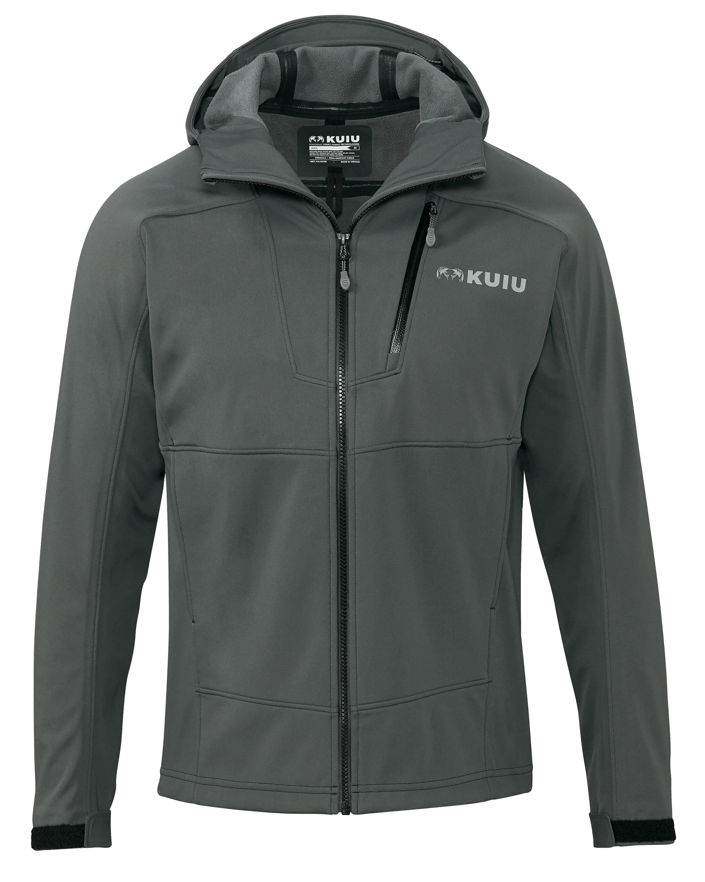 Axis Hybrid Hooded Jacket | Gunmetal