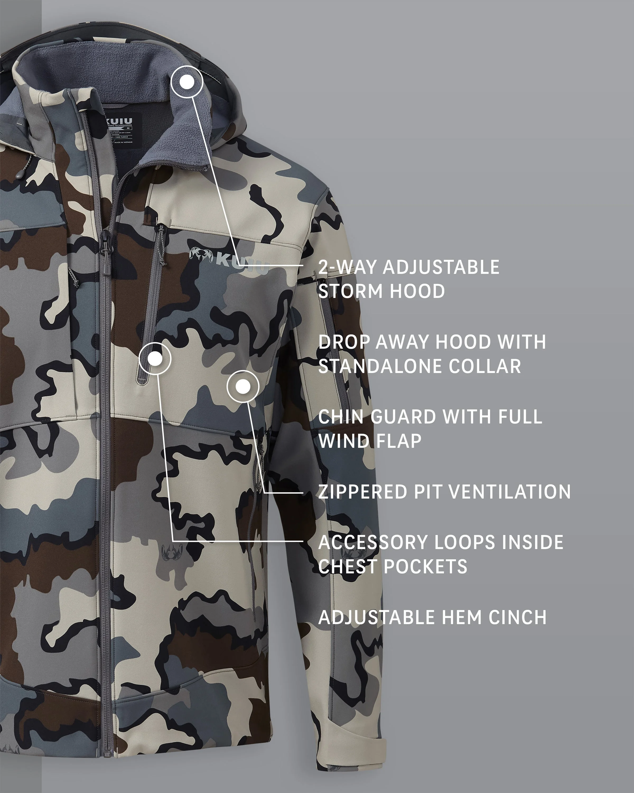 Alternative view of Guide PRO Hooded Jacket | Vias