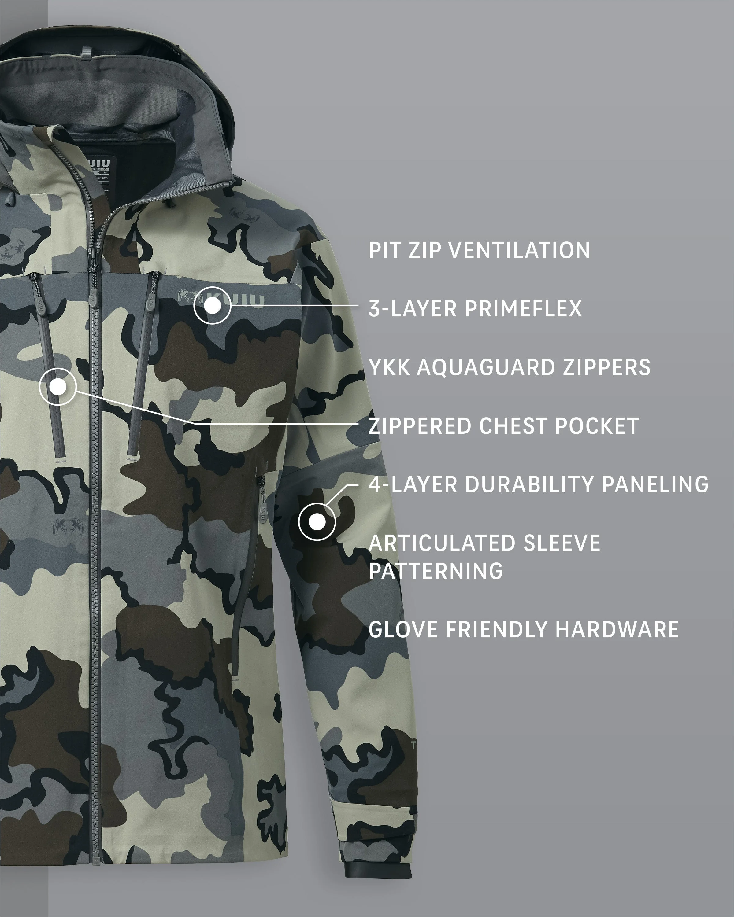 Alternative view of Yukon TR Rain Jacket | Vias