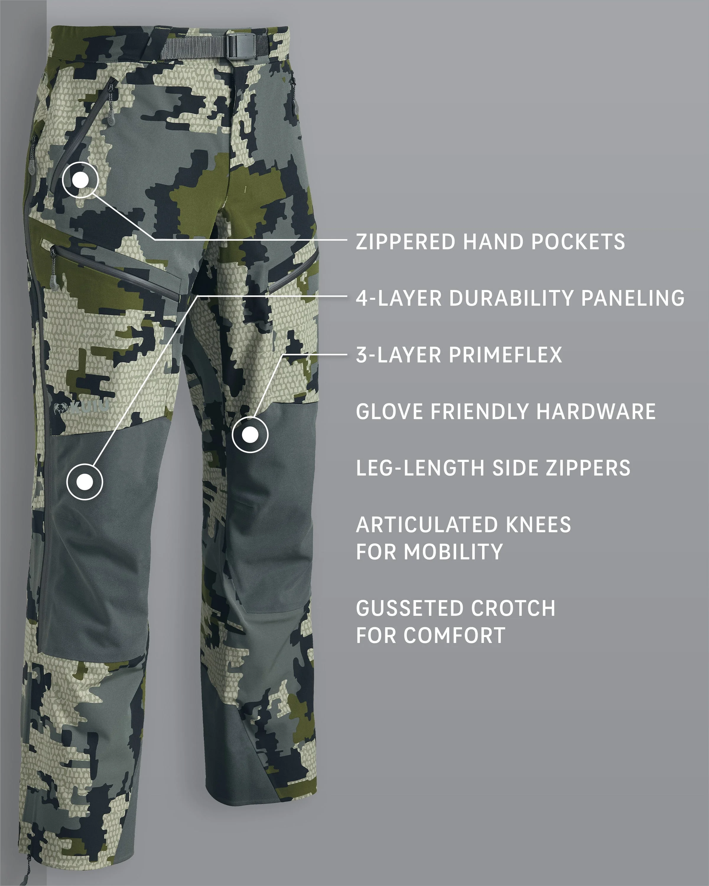 Alternative view of Yukon TR Rain Pant | Verde