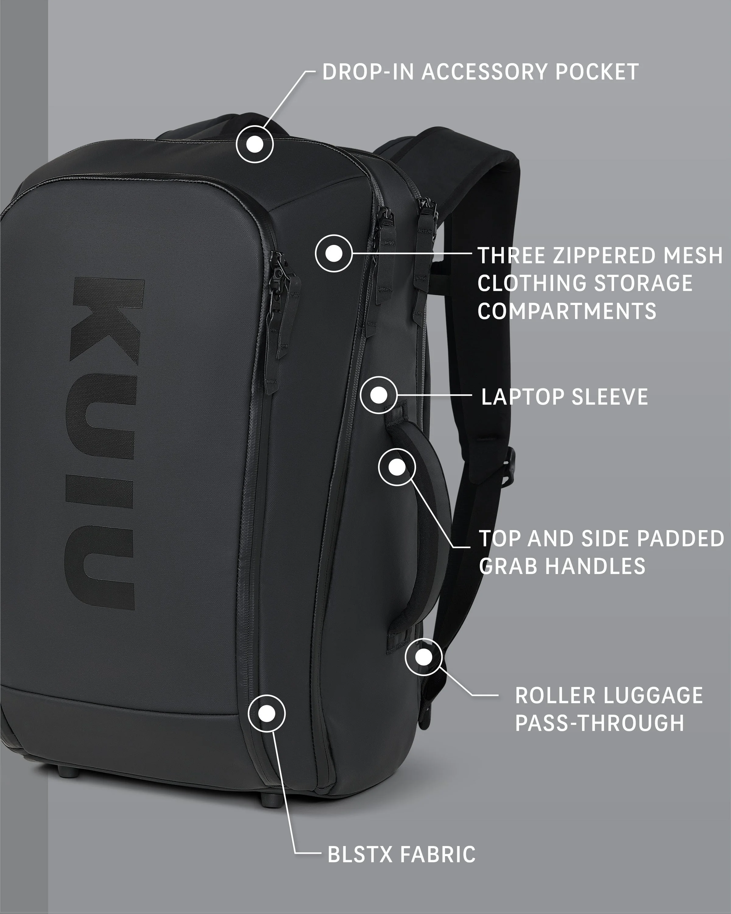 Alternative view of Waypoint Travel Backpack | Bourbon