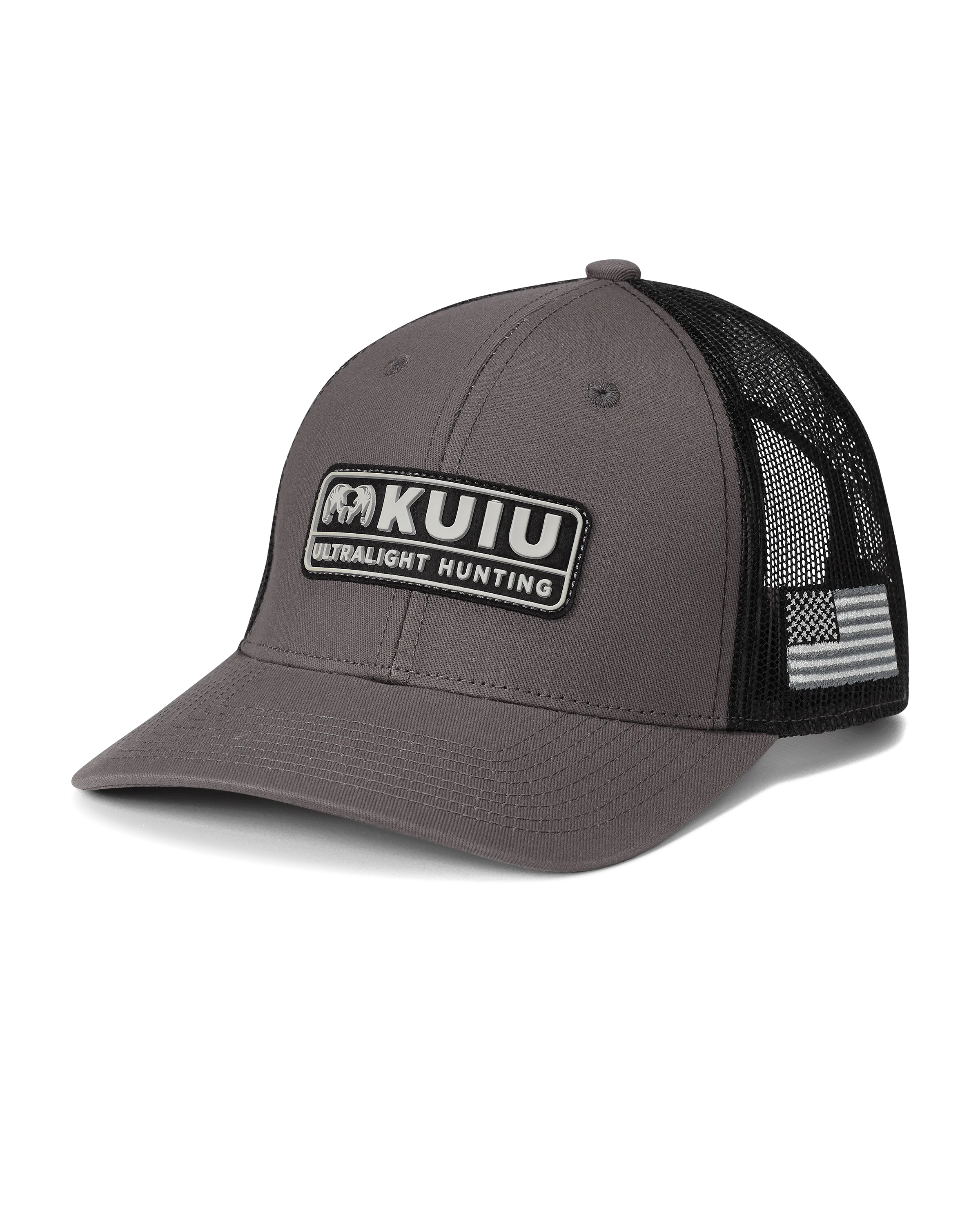 KUIU Ultralight Hunting Patch Hat | Charcoal/Black