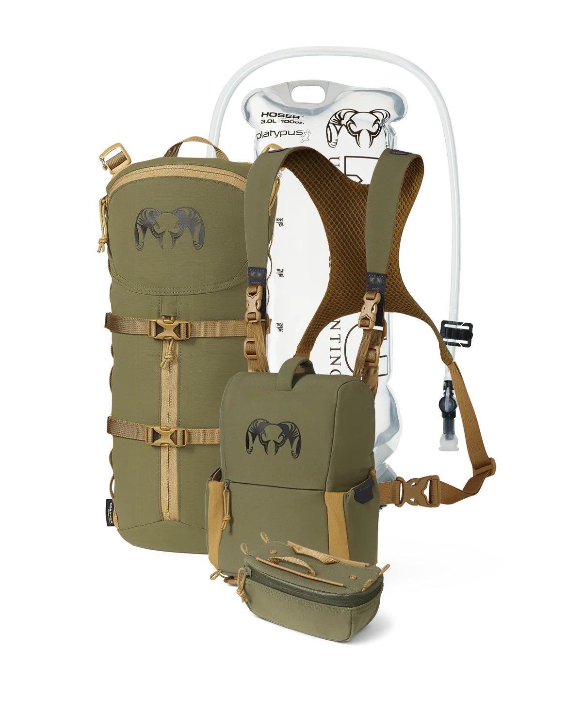 PRO G3 Bino Hydration Set | Evergreen