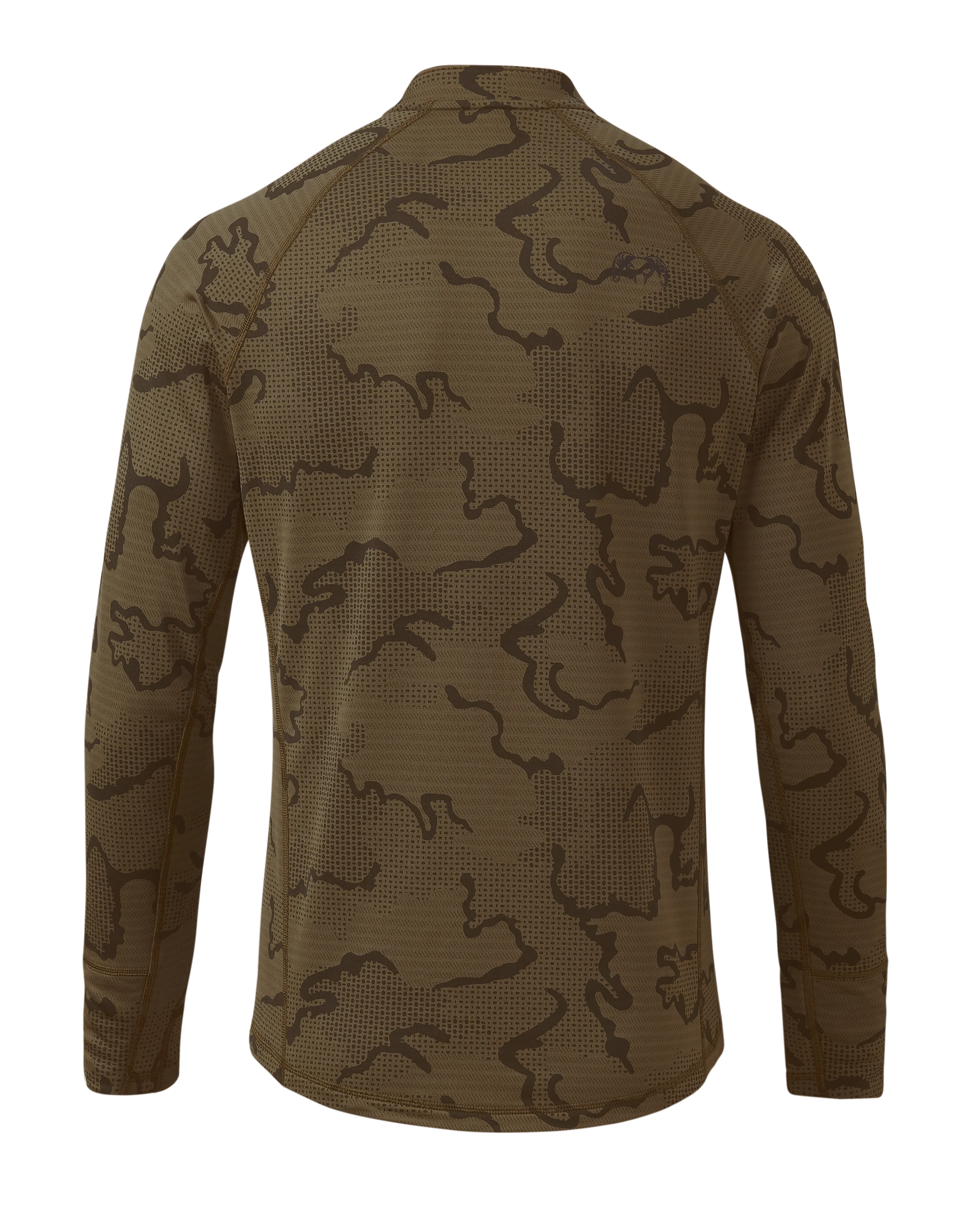 Alternative view of Ridgepoint Fleece Henley | Coyote Brown Tonal