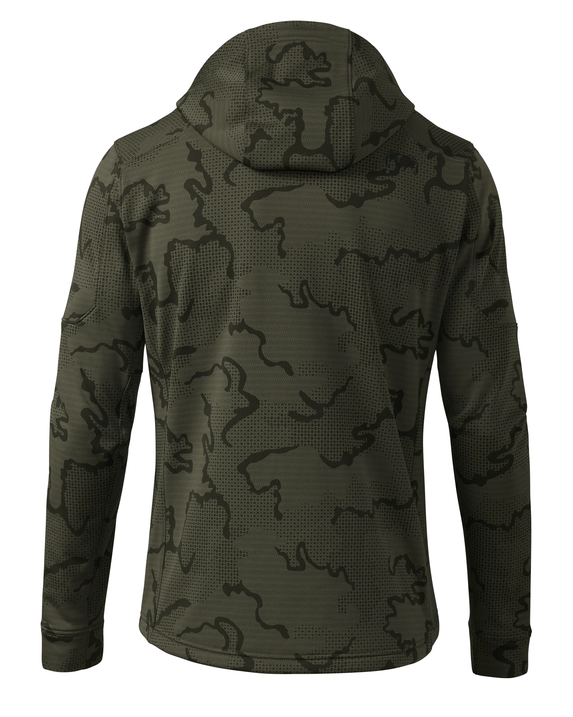 Alternative view of Ridgepoint Fleece Hoodie | Ash Tonal