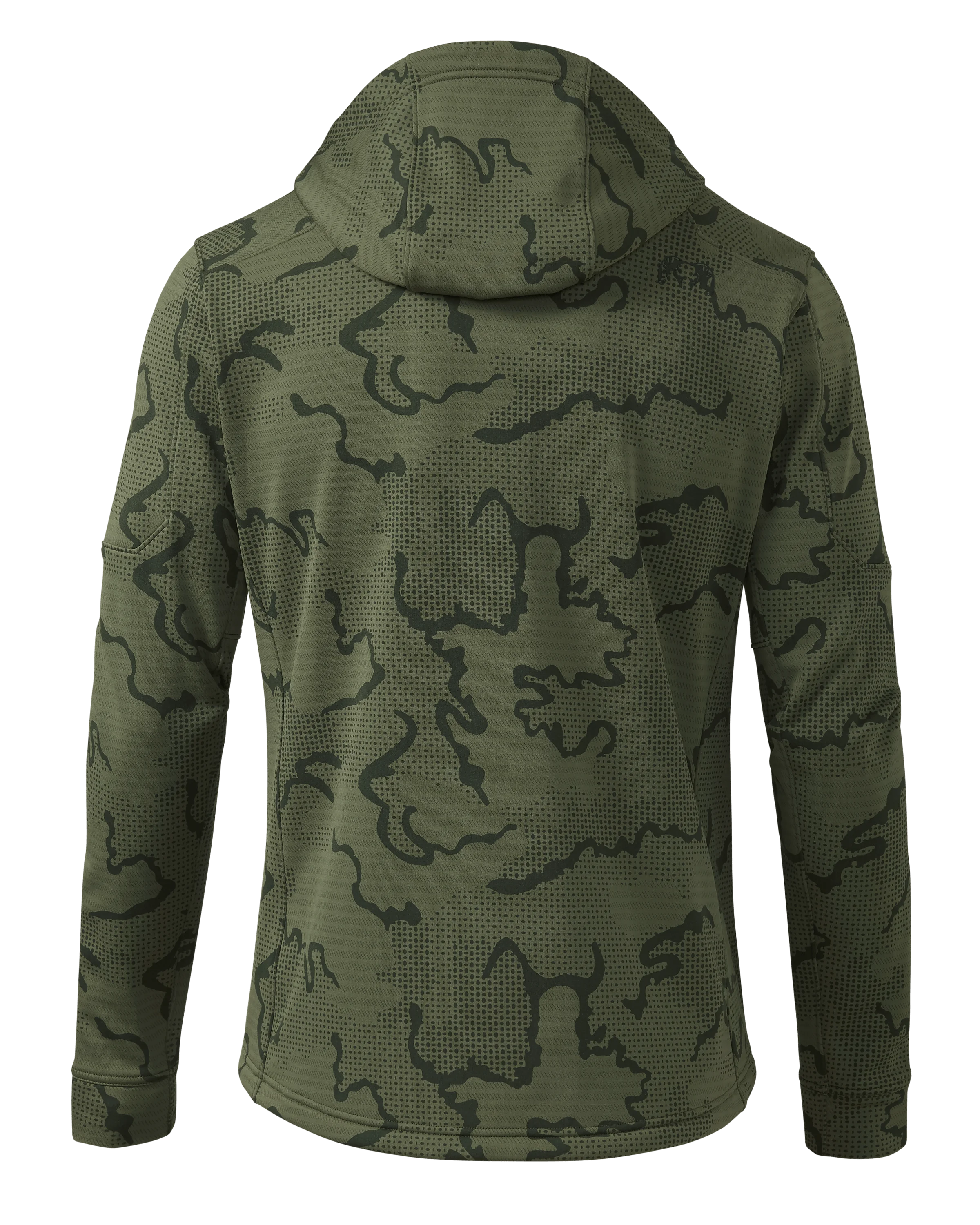 Alternative view of Ridgepoint Fleece Hoodie | Olive Tonal