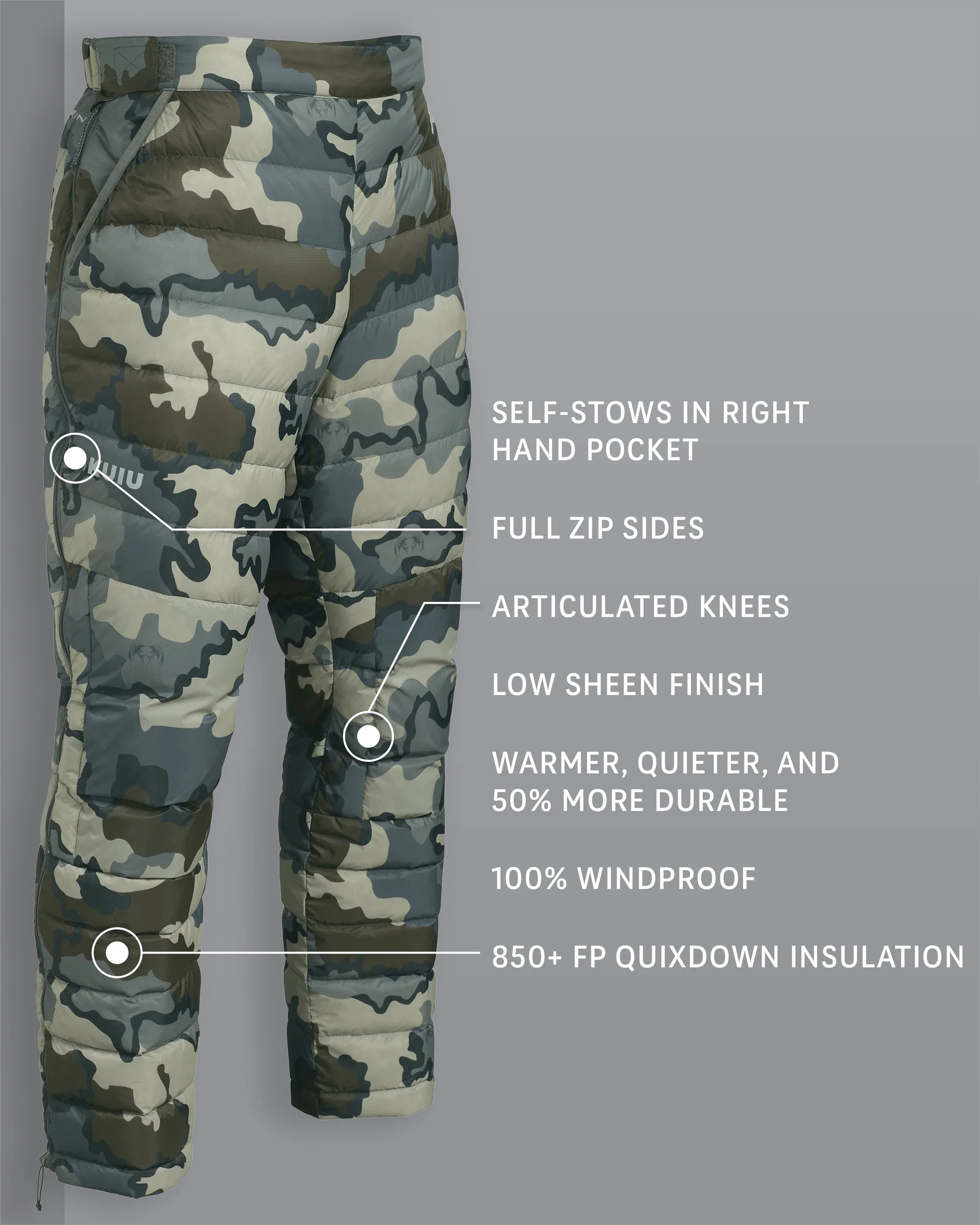 Alternative view of Super Down LT Pant | Vias