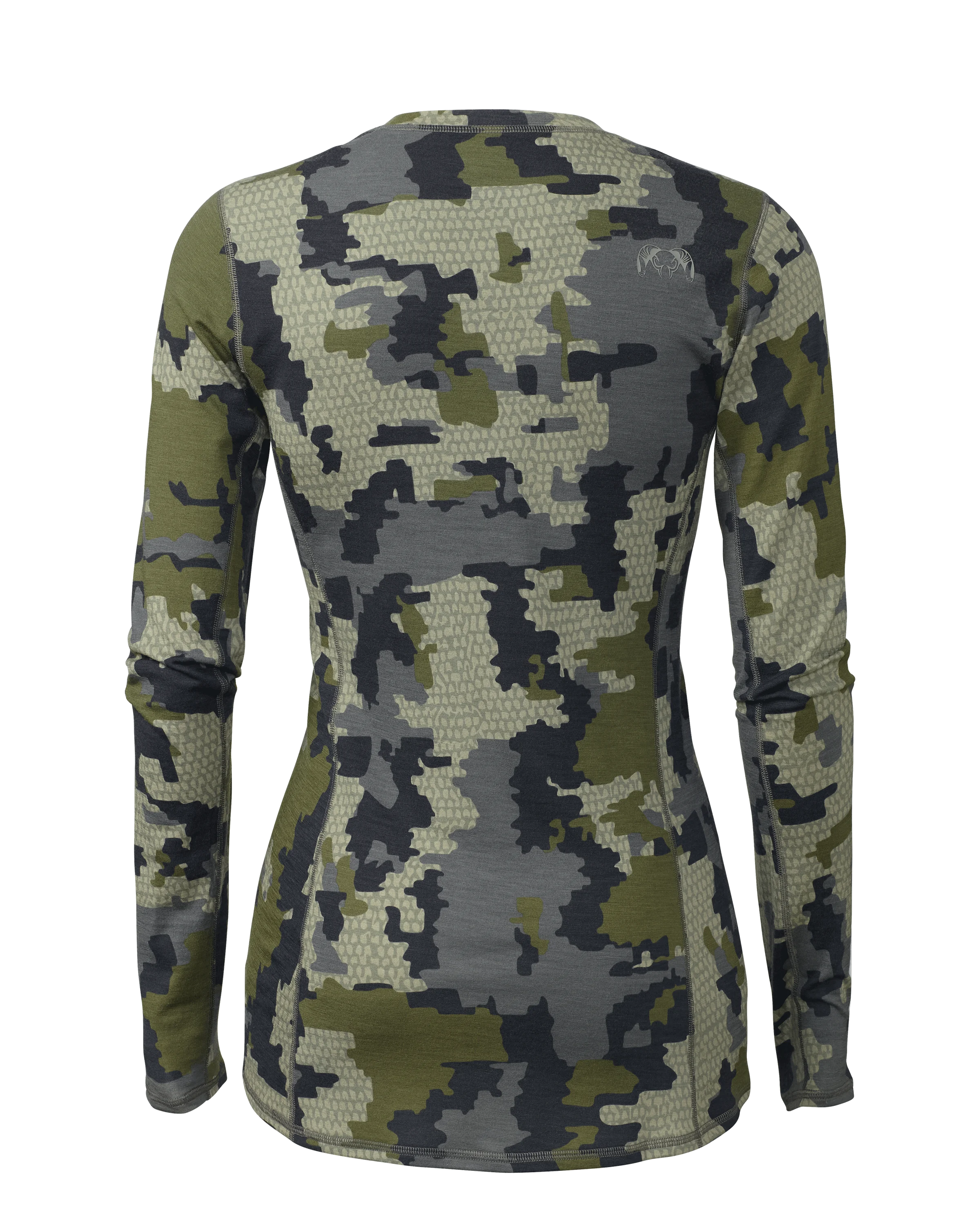 Women's ULTRA Merino 145 LS Crew | Verde - Image 2