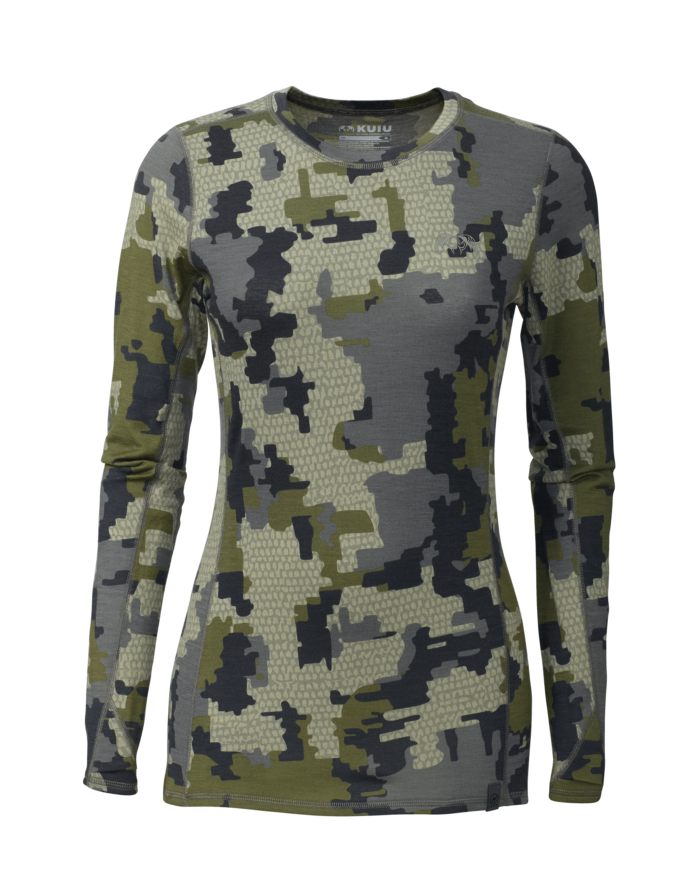 Women's ULTRA Merino 145 LS Crew | Verde
