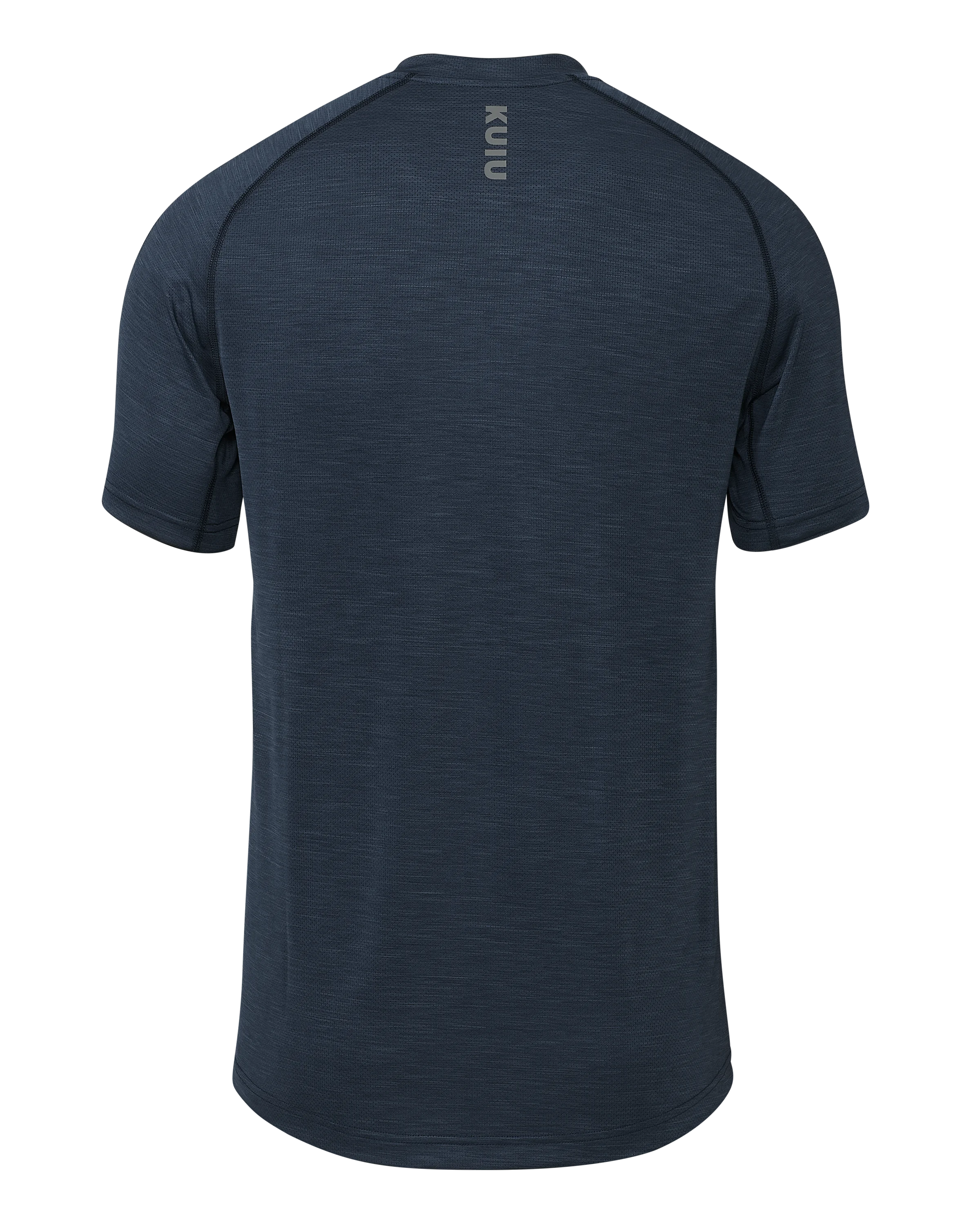 Alternative view of EnduroMesh SS Crew | Midnight Blue Heather