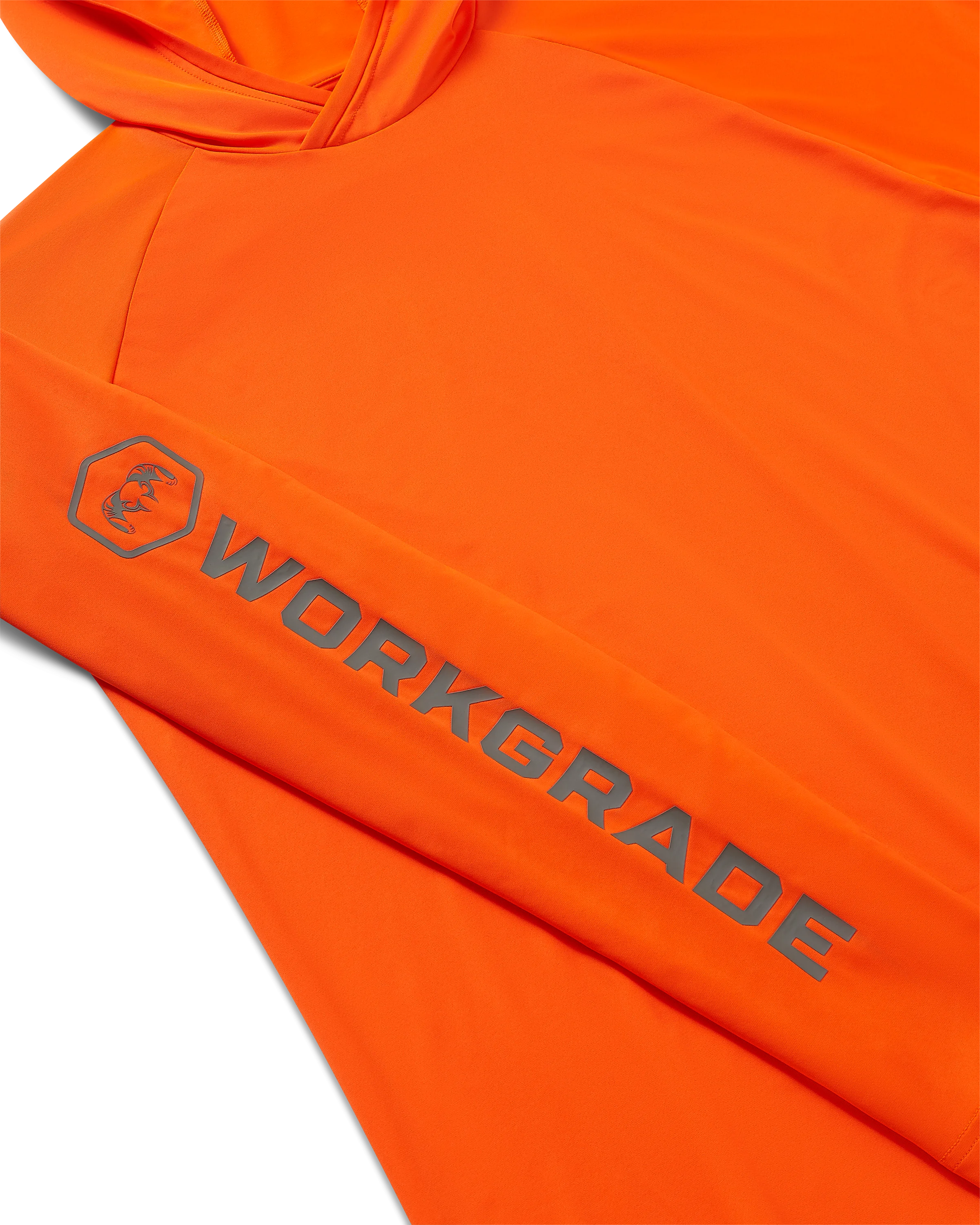 Alternative view of Workgrade Sun Hoodie | Blaze Orange