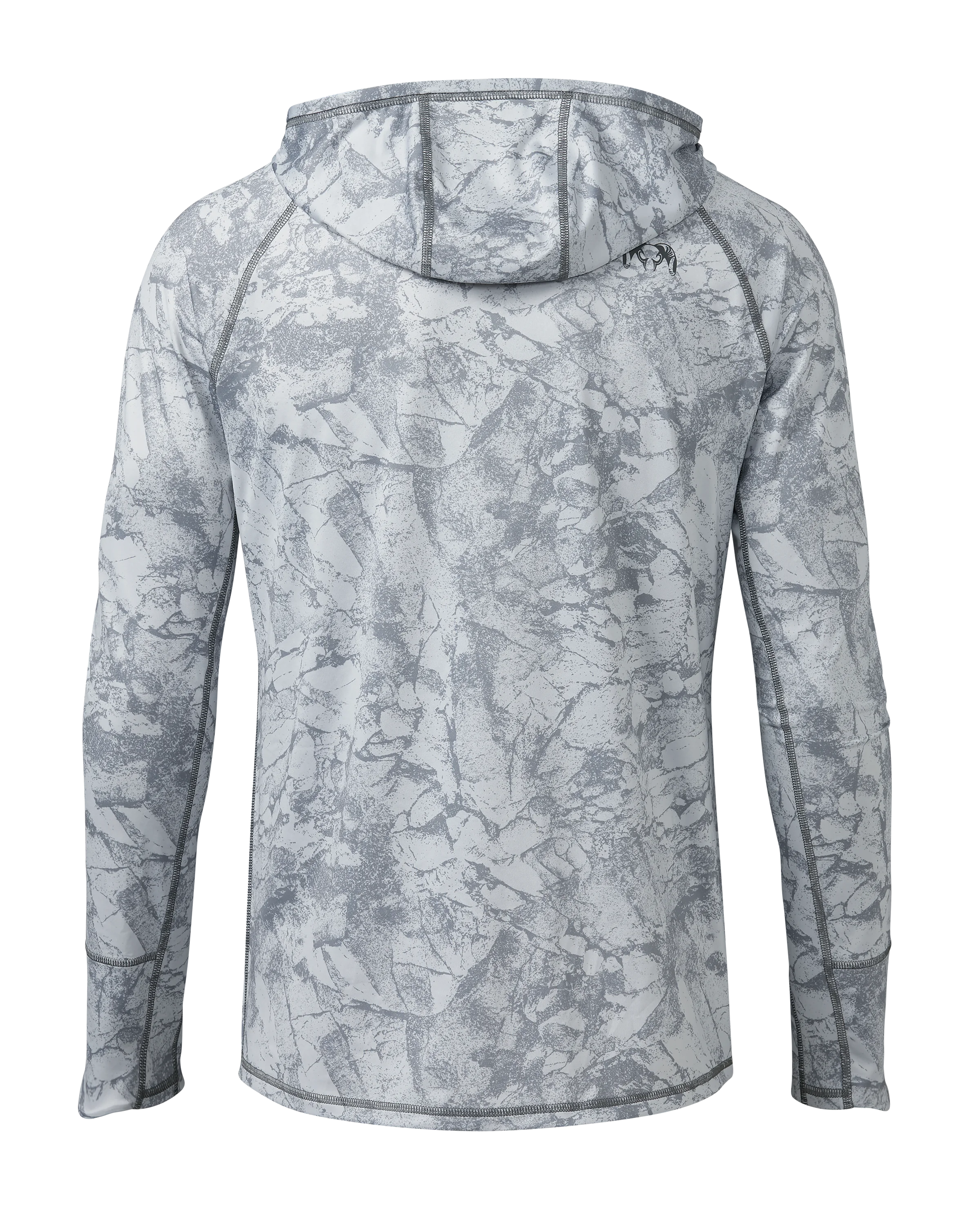 Alternative view of Gila LS Hoodie Gritstone | Lunar Gritstone