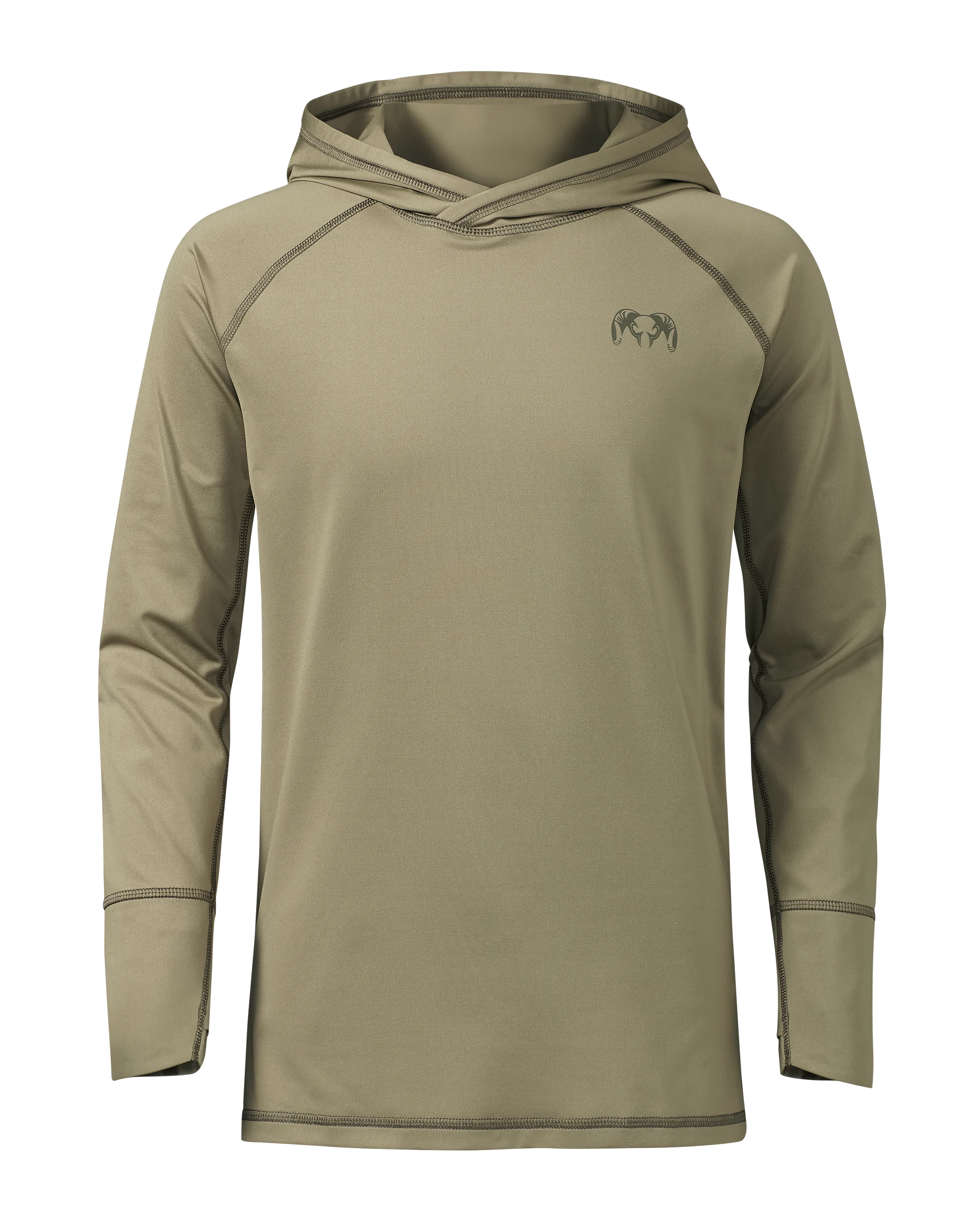 Youth Gila LS Hoodie | Khaki